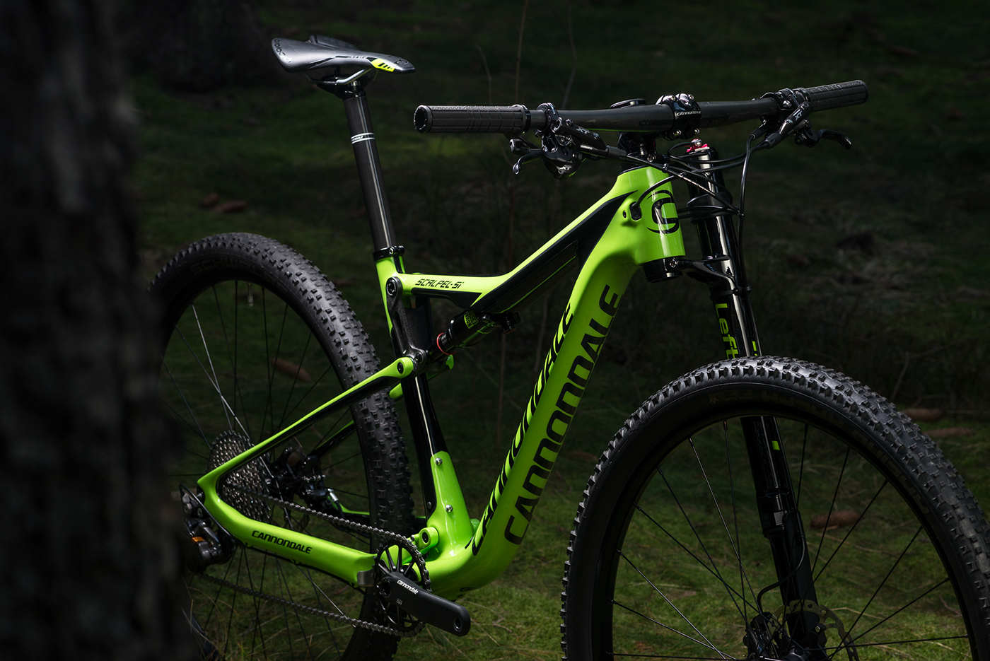 Cannondale MTB Photography  product forest green Bike shooting