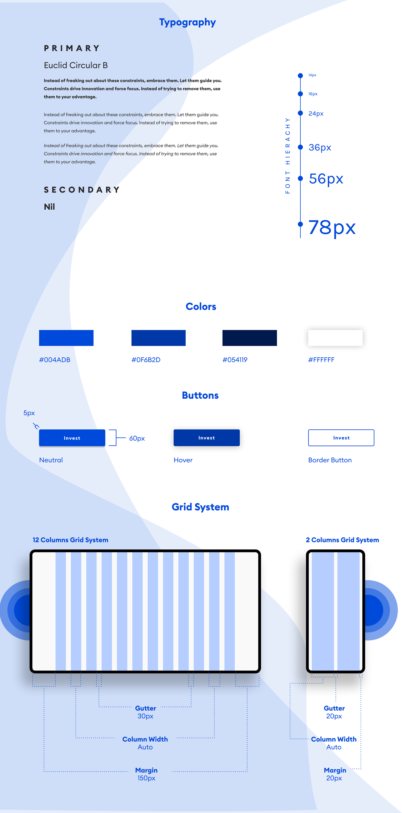 blue Form Investment modal product design  Responsive ui design UX design Web