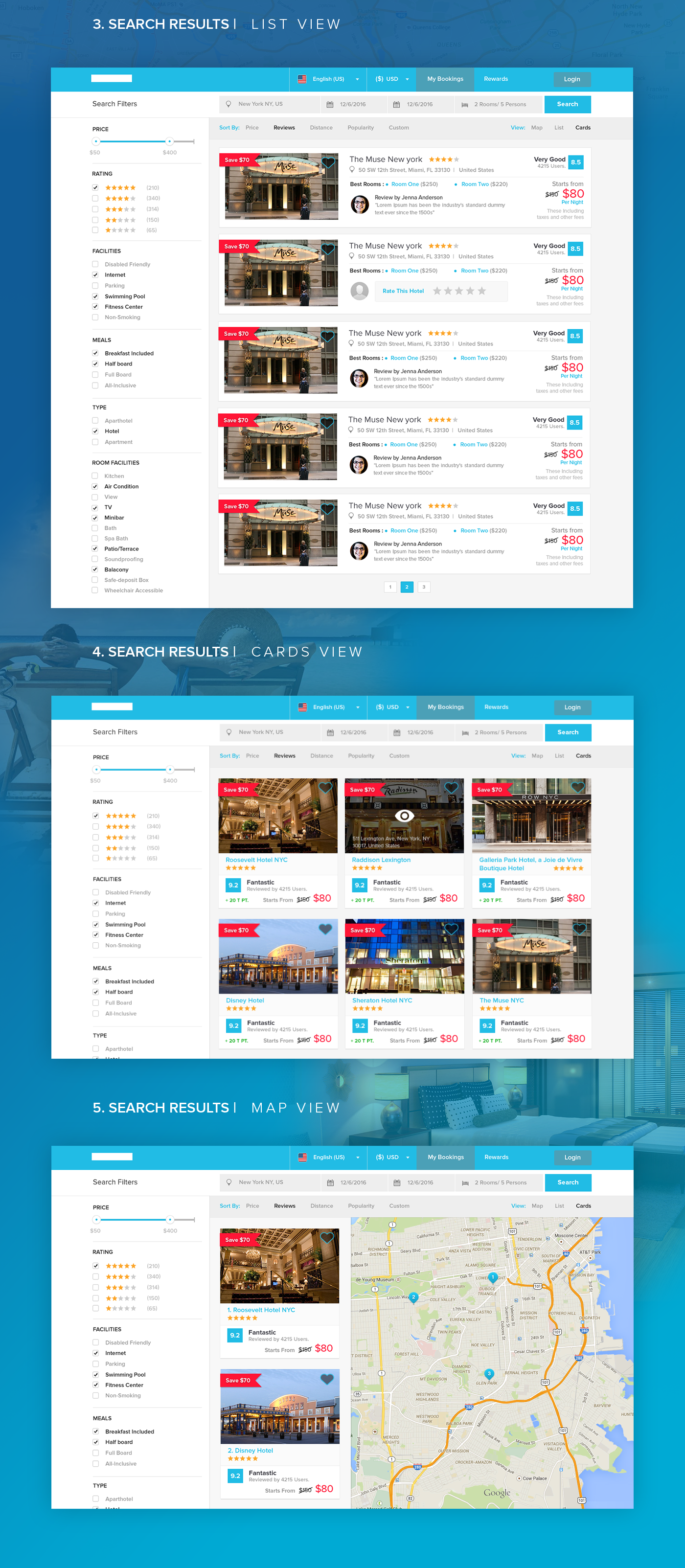 Hotel Booking Website on Behance