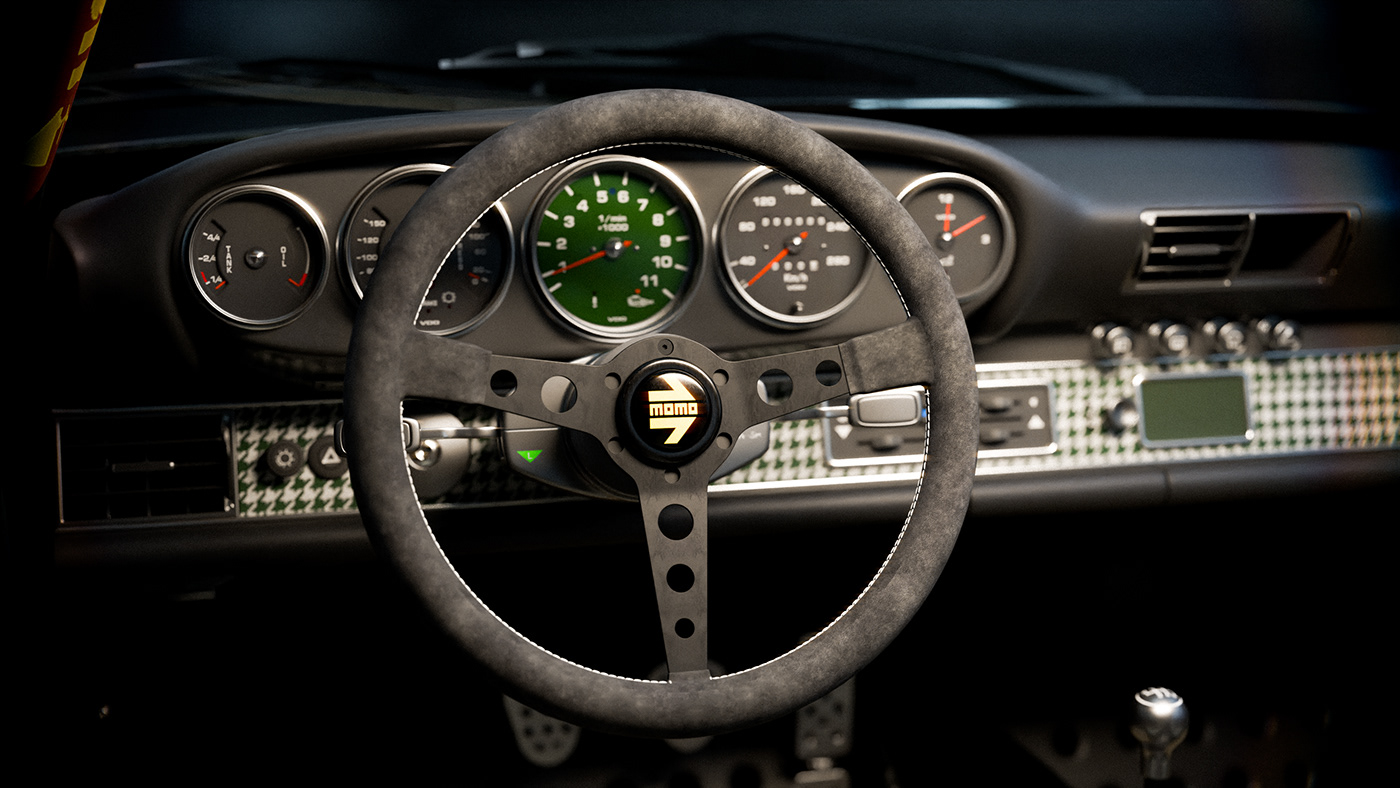 car automotive   3D Render visualization CGI blender Vehicle Porsche Porsche 911
