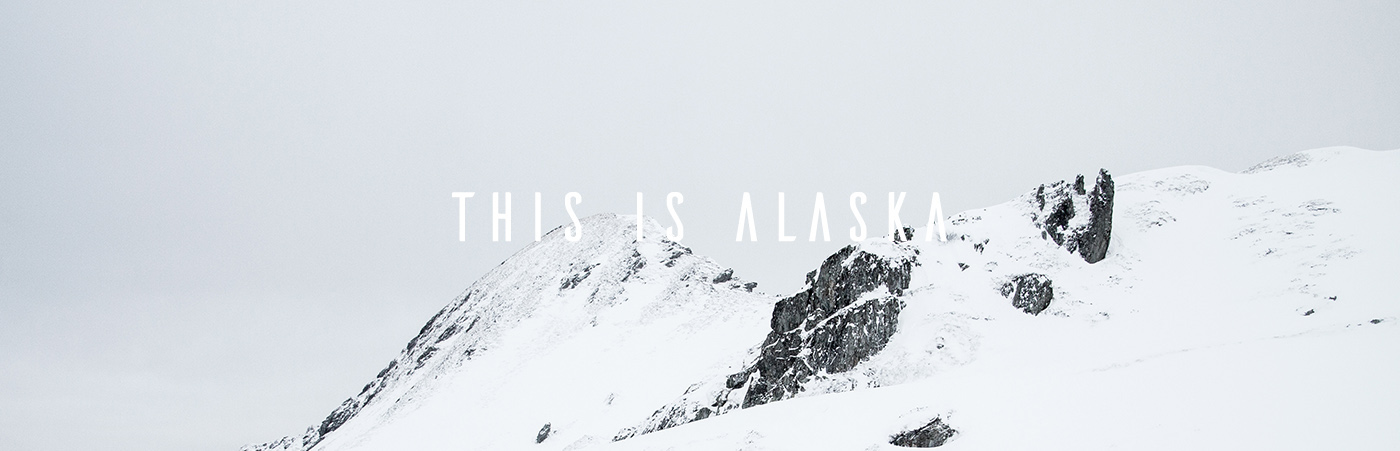 Adobe Portfolio Alaska redesign concept Website minimal design Shades colors fresh Aurora Borealis mountain Responsive devices anchorage grizzly