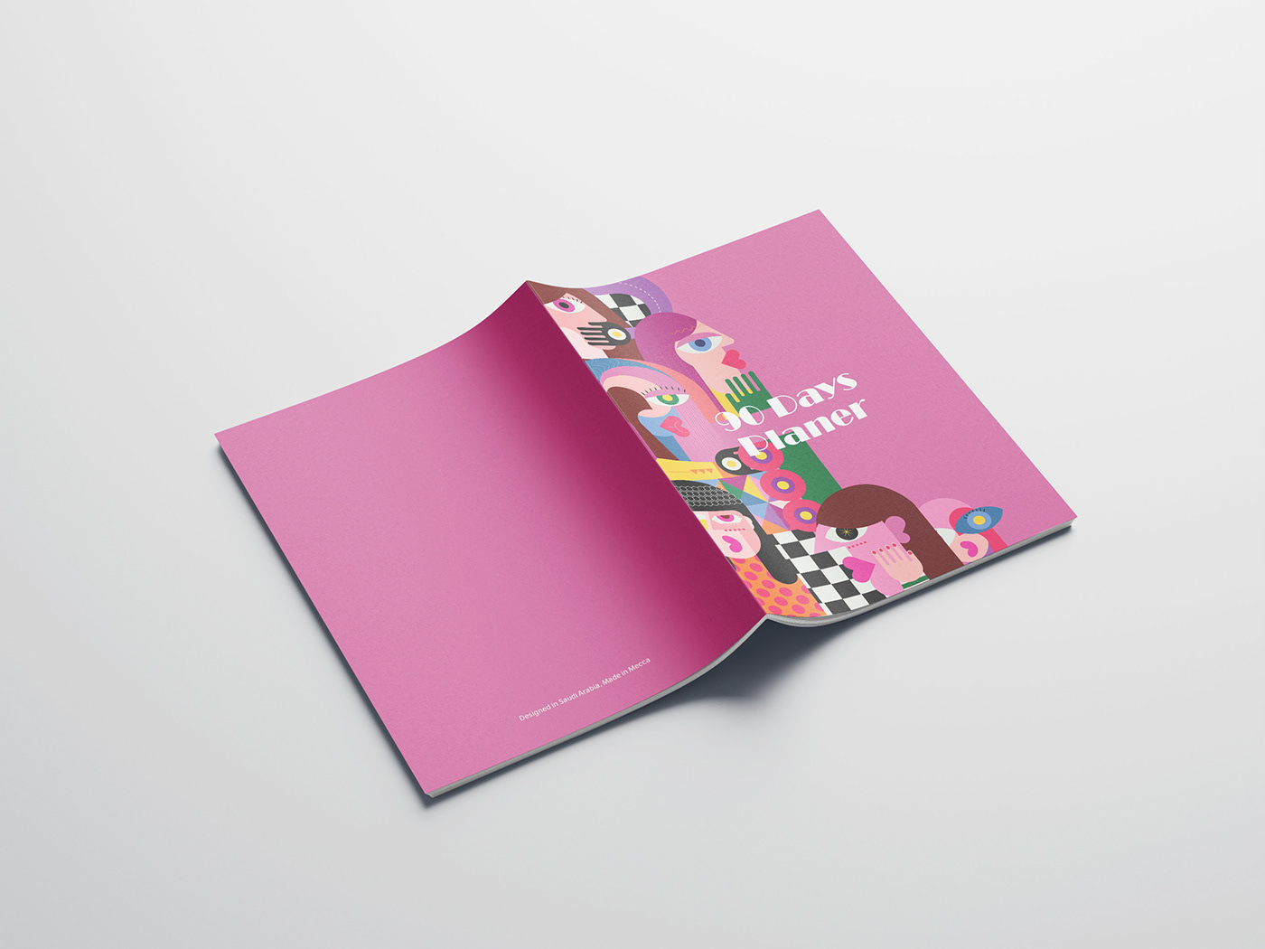 graphic design  planer ILLUSTRATION  Character design  creative colorful color book