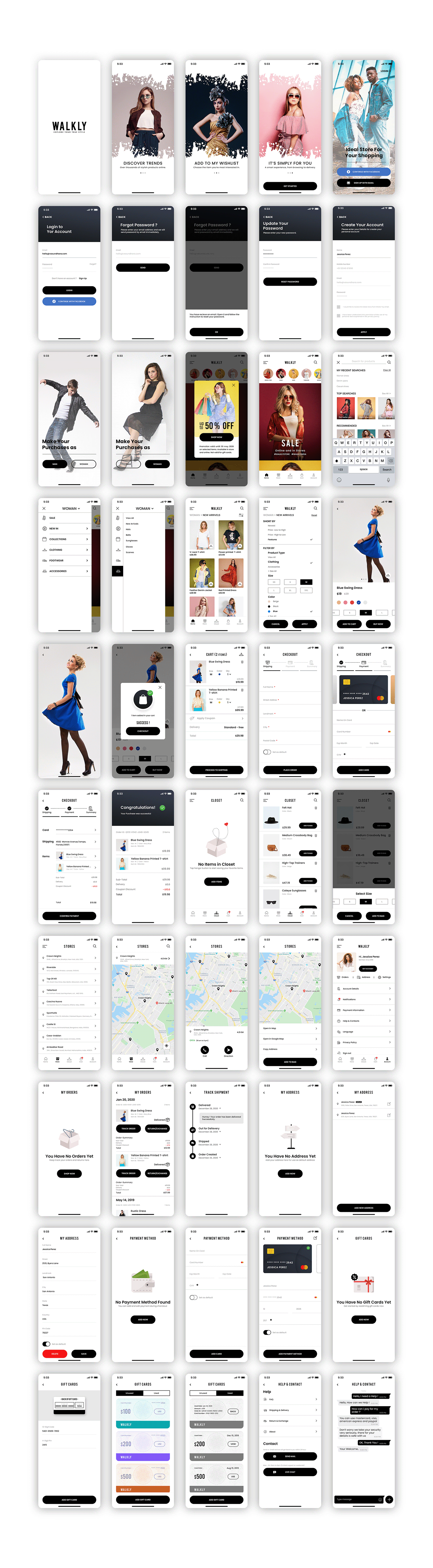 Shopping UI ux e-commerce design commerce app application banner graphics design