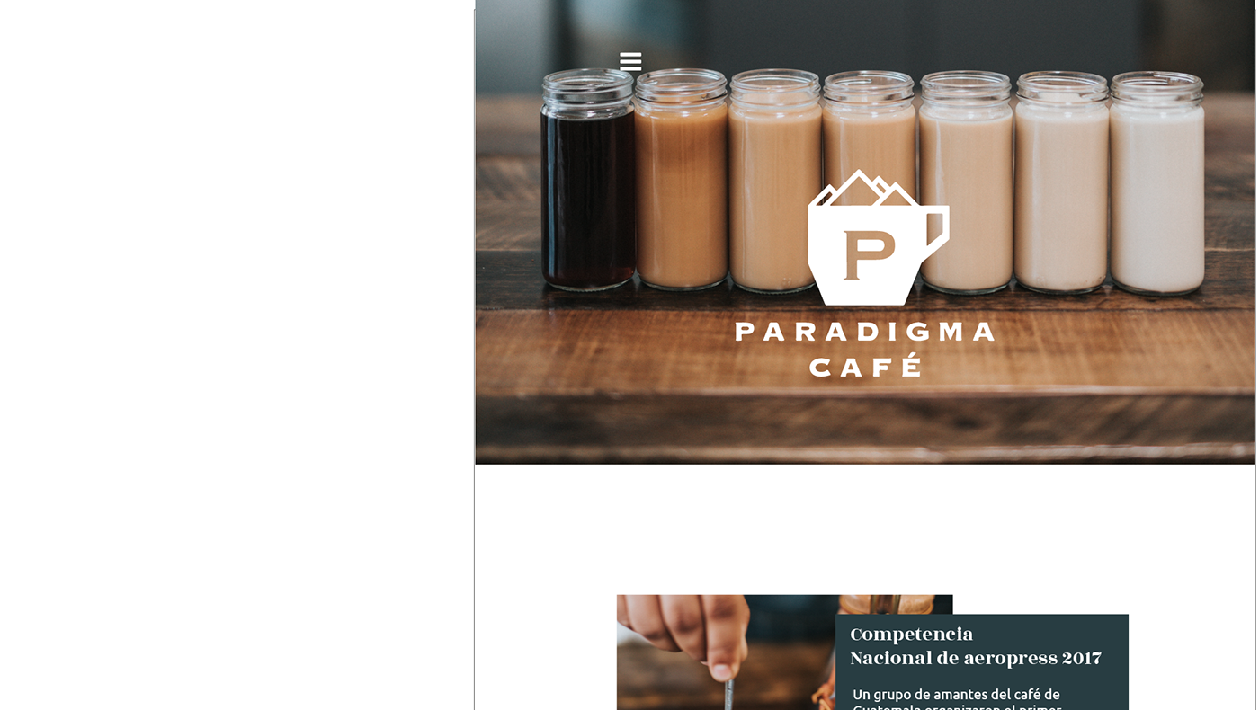 #Diseño #Design #coffe #paradigma #Responsive #interface #shop