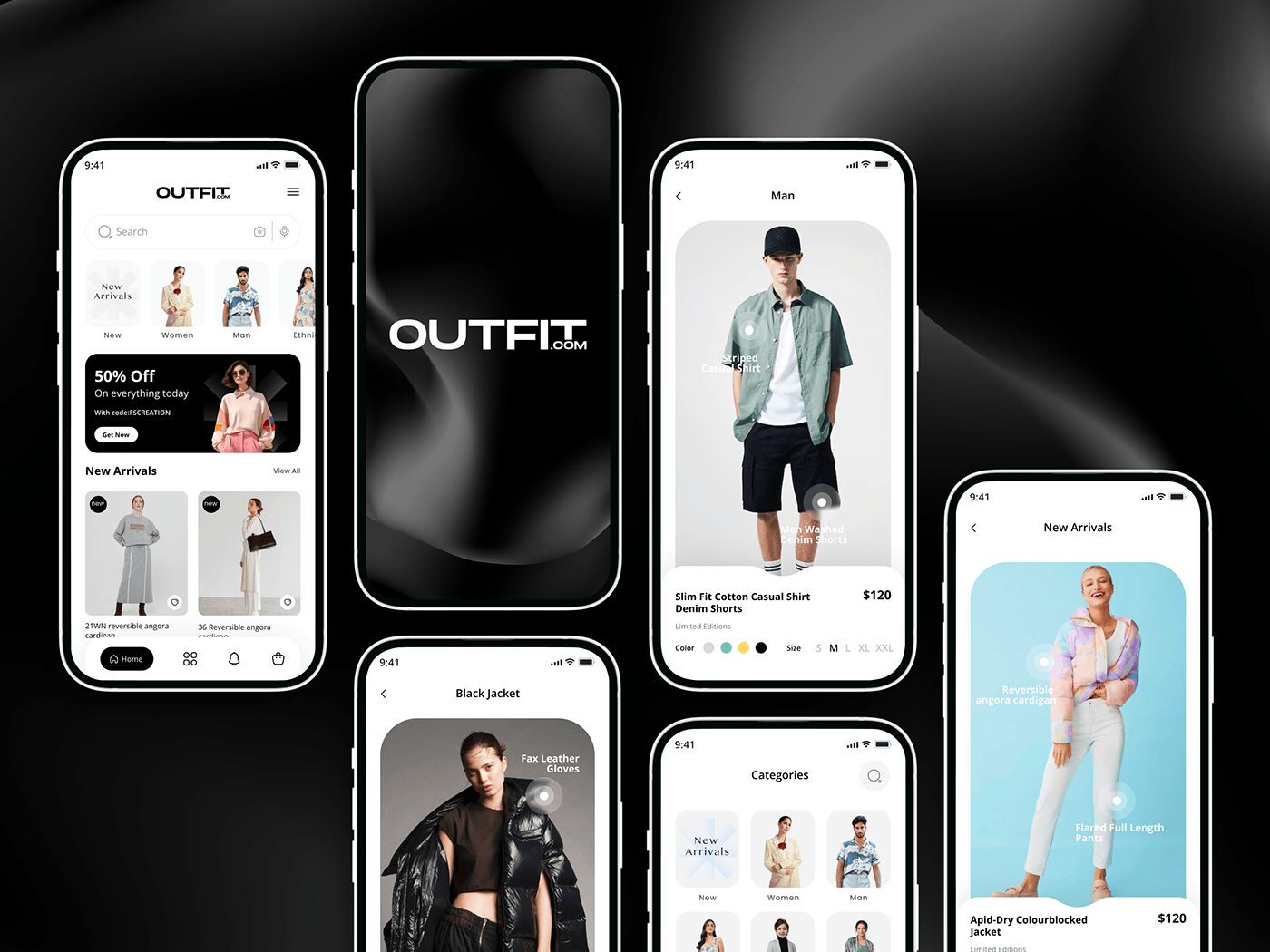Fashion  fashion app Mobile app Ecommerce outfit apparel app design uiux design graphic design 