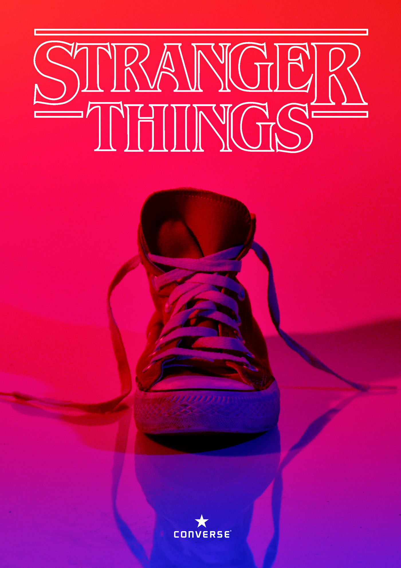 Photography  lights spiderman Rocky Stranger Things Cinema Glee poster converse all star