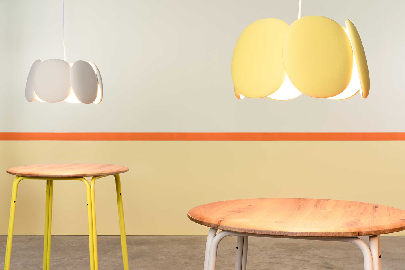 alessiani bogaerts design fabric Label Lamp light mario pendant wall