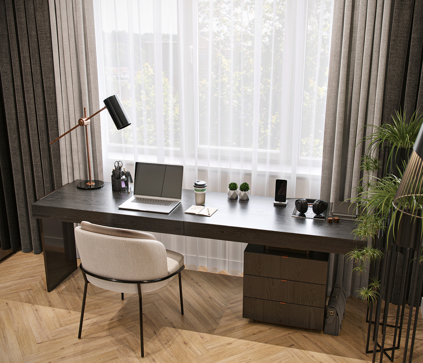 apartment bedroom CGI coronarenderer Interior interiordesign livingroom Render visualization