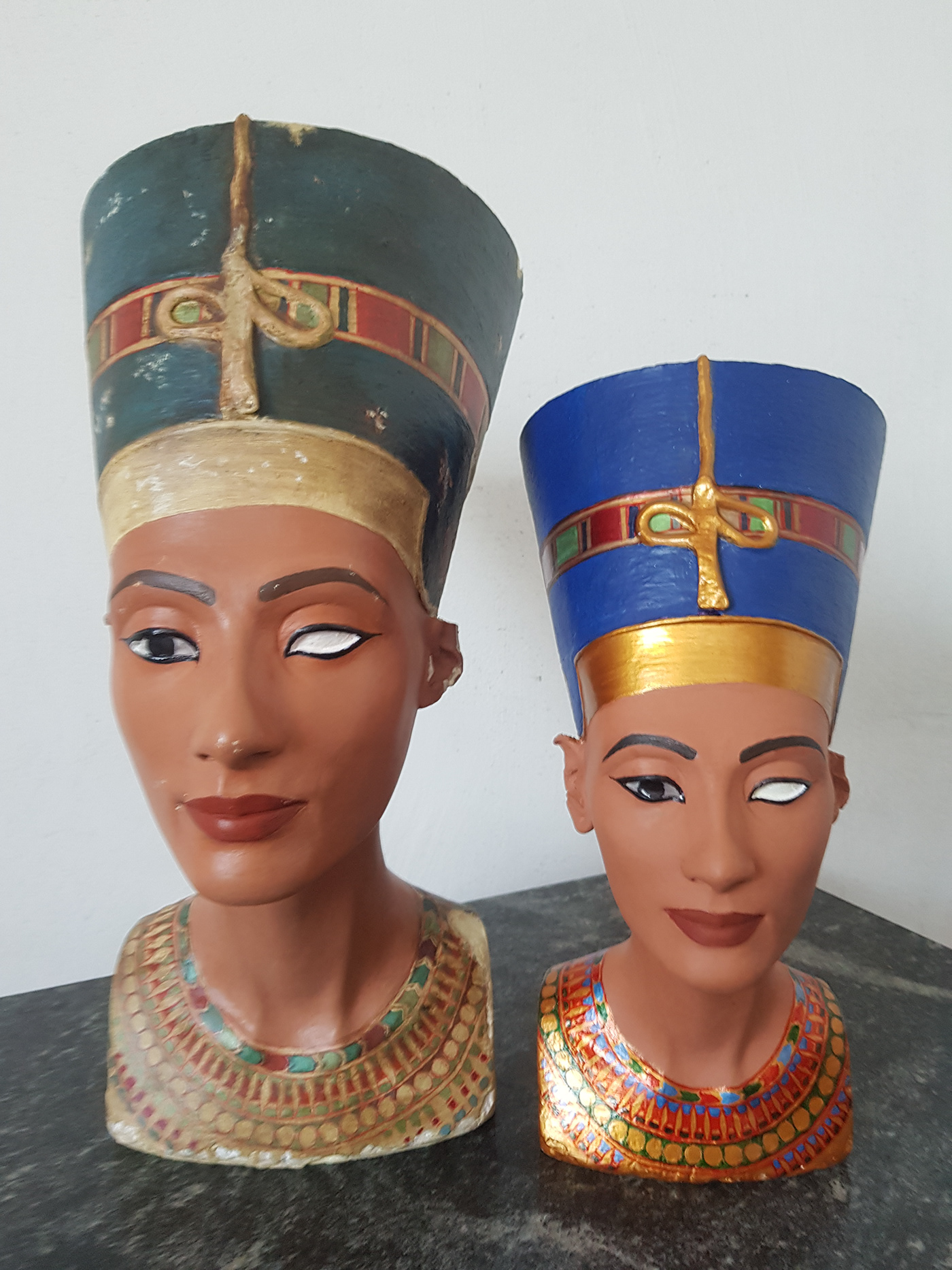 egipcia egypt egyptian esculturas Estatuas history Horus nefertiti replicas 3d tutankamon