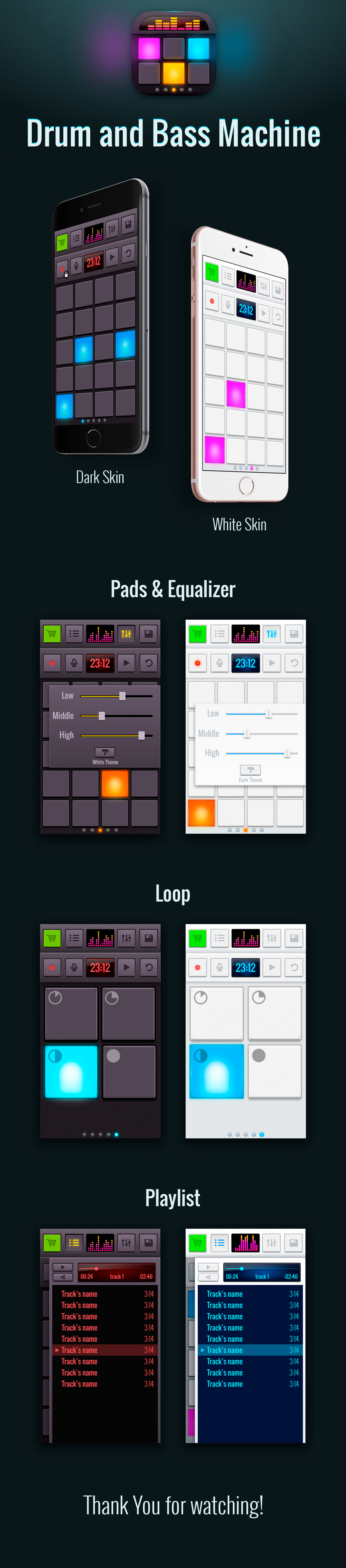 Drum and Bass music app