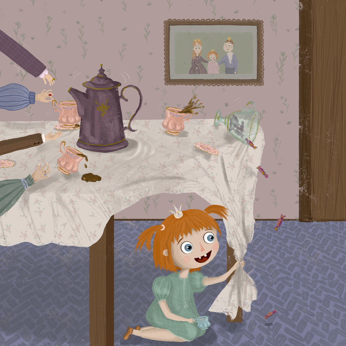 caracter illusctration children illustration Princess story
