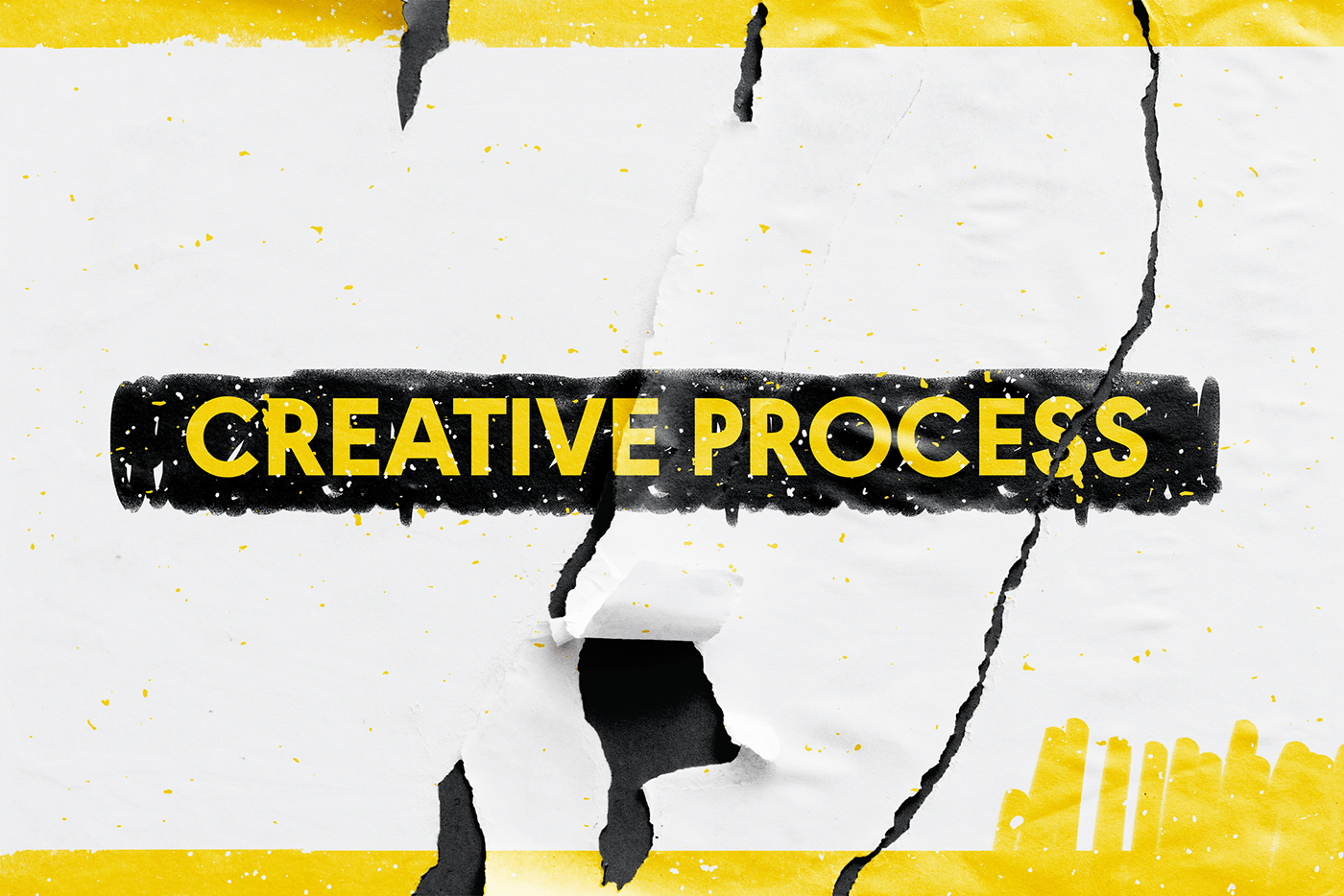 3D creative creative poster creative process Office Poster posters scratch typographic typography   typography posters