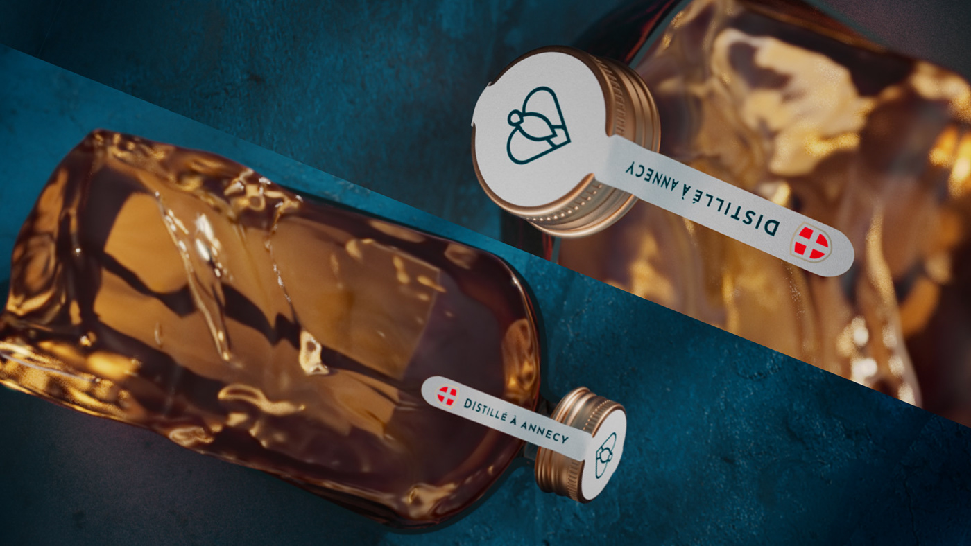 annecy pastis motion design liquor alcool génépi Graphiste 3D Guillaume Briet st esprit