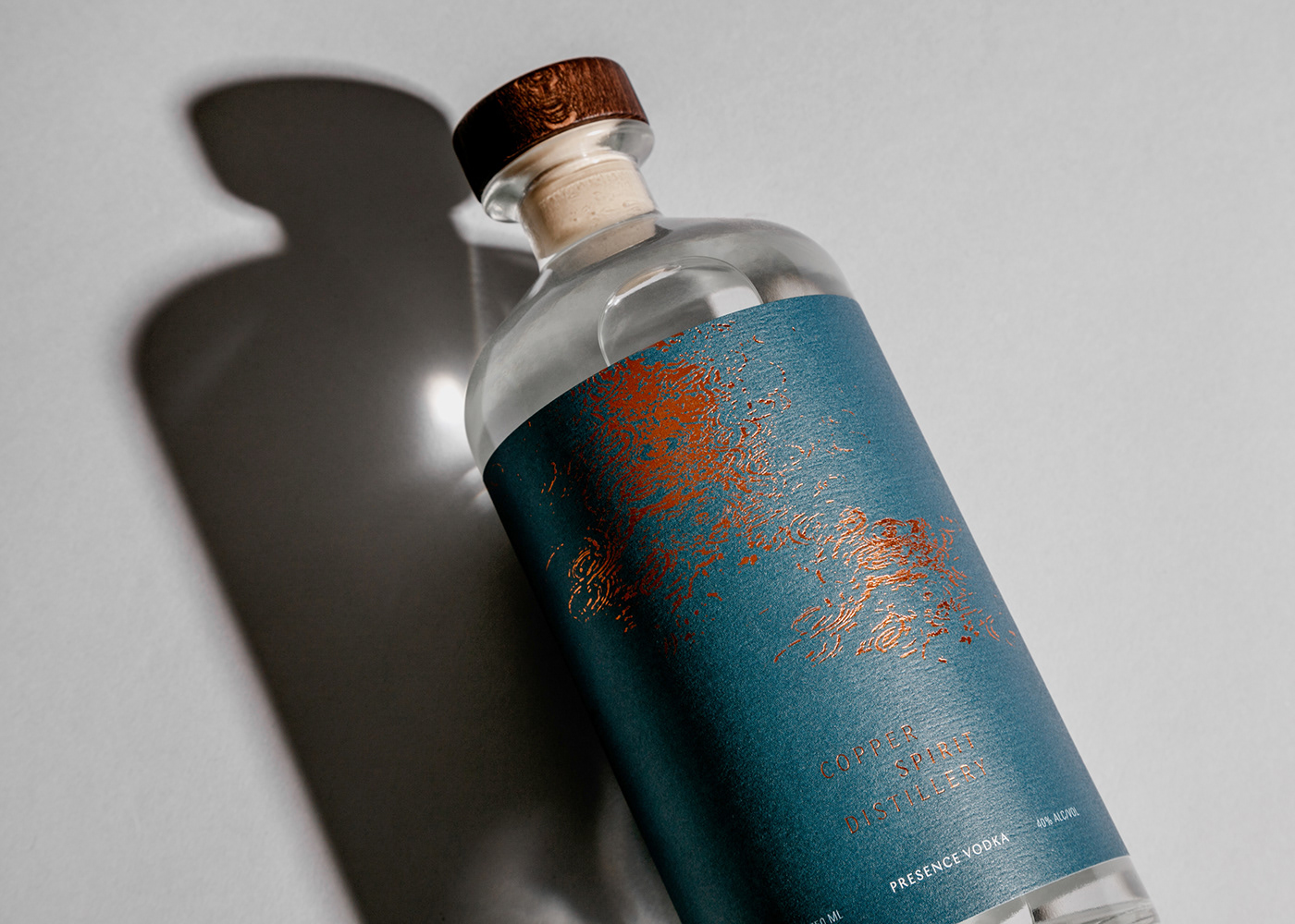 alcohol branding  distillery gin graphic design  Packaging packaging design print typography   Vodka