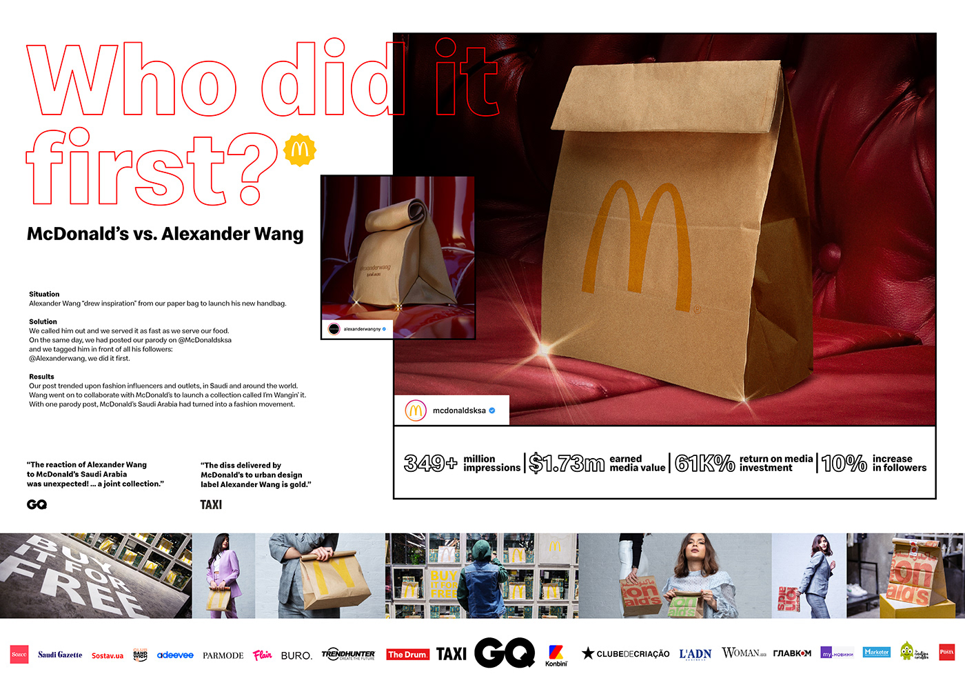 Alexander wang McDonalds we Did IT first Food  Fashion  alexander I'm wangin' it