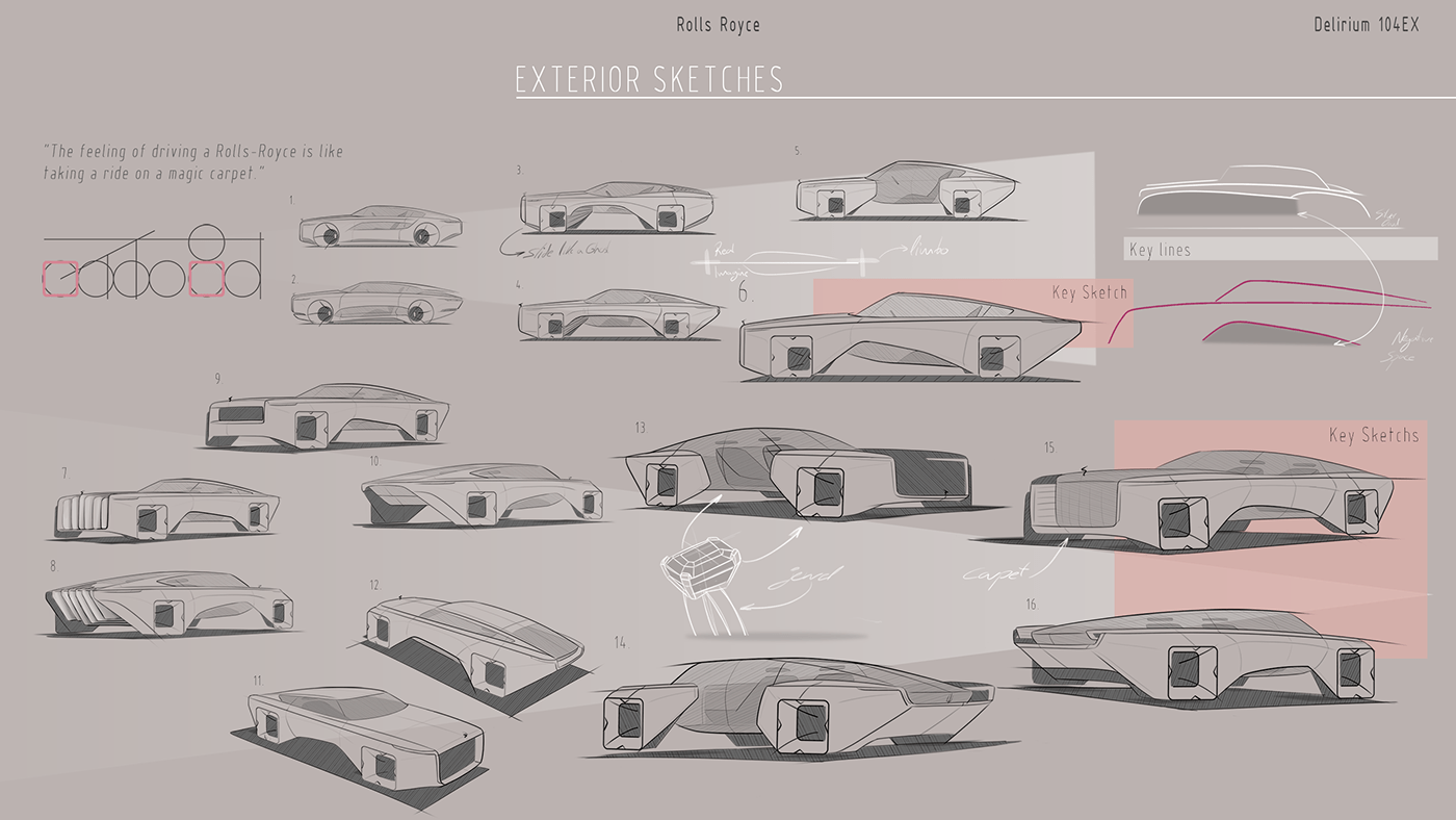 design sketch concept design Automotive design automotive   concept PHTOSHOP rolls royce rolls rollsroyce