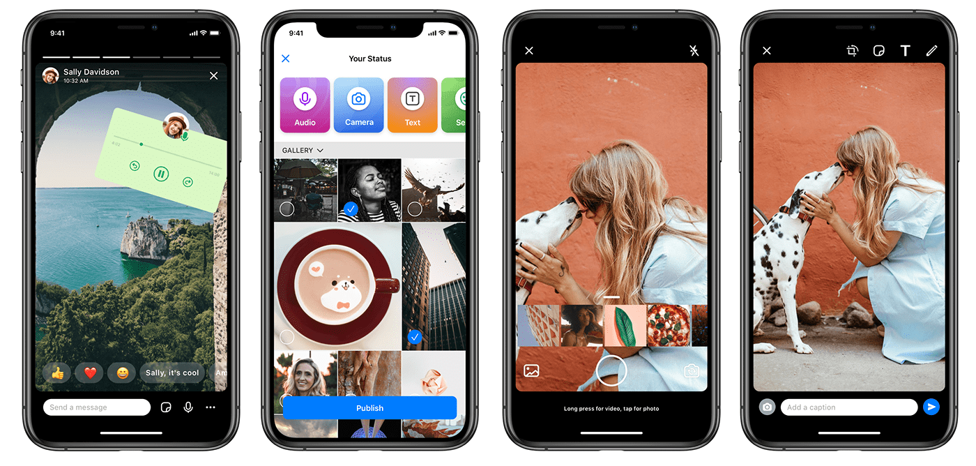 app facebook instagram ios 14 marcello di giovanni product design  redesign UI WhatsApp Whatsapp X