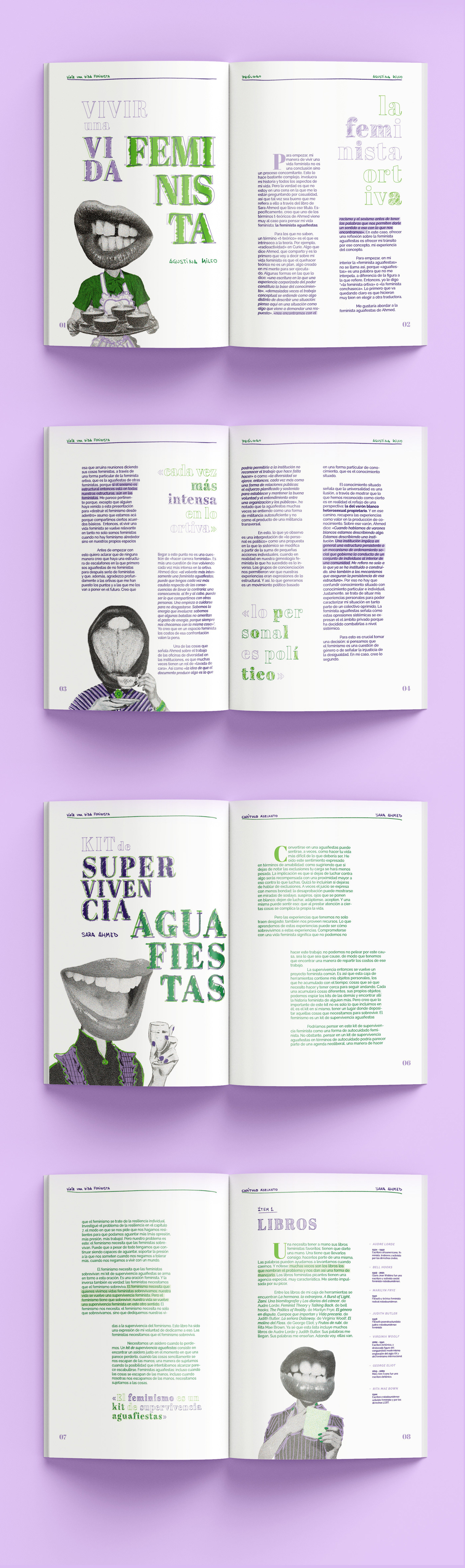 cosgaya editorial fadu feminismo plaquette tipografia Tipografia 2 Tipografía y ediciones typography   uba