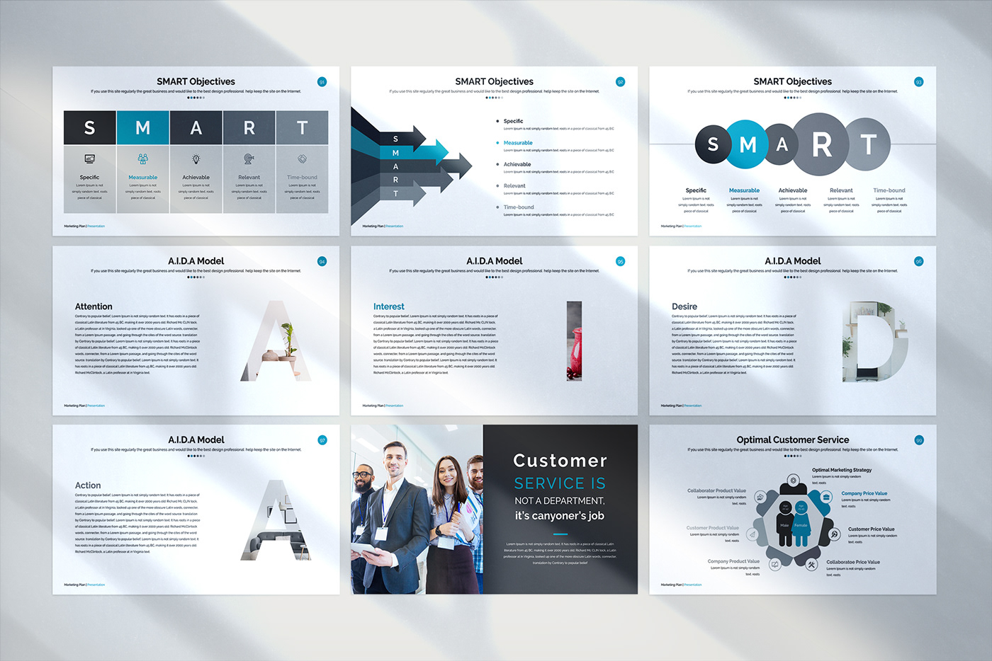 business creative free InDesign marketing   marketing plan Plan presentation project plan template