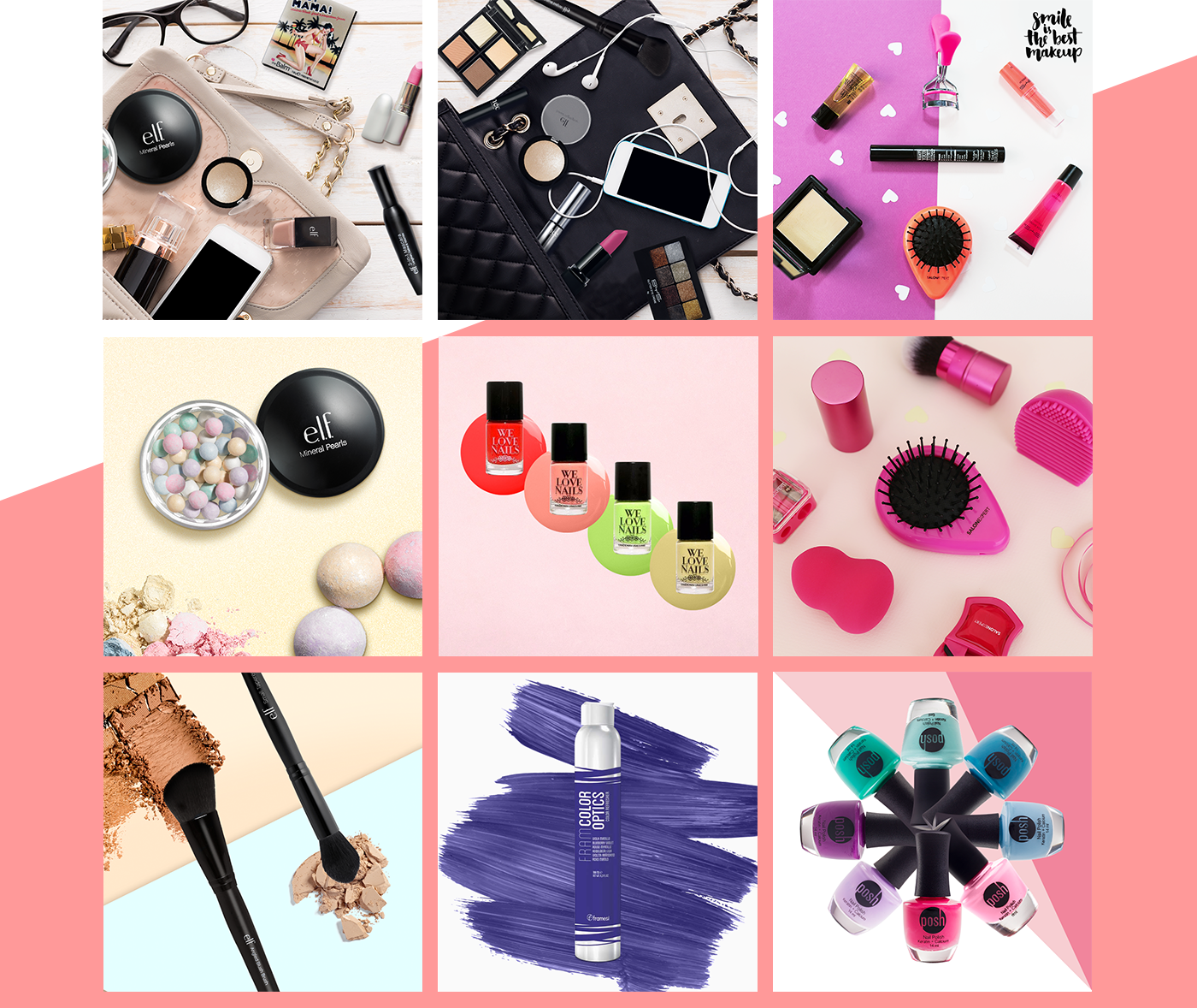 cromantic beauty design social media lipstick Advertisign nails makeup art direction  graphic design 