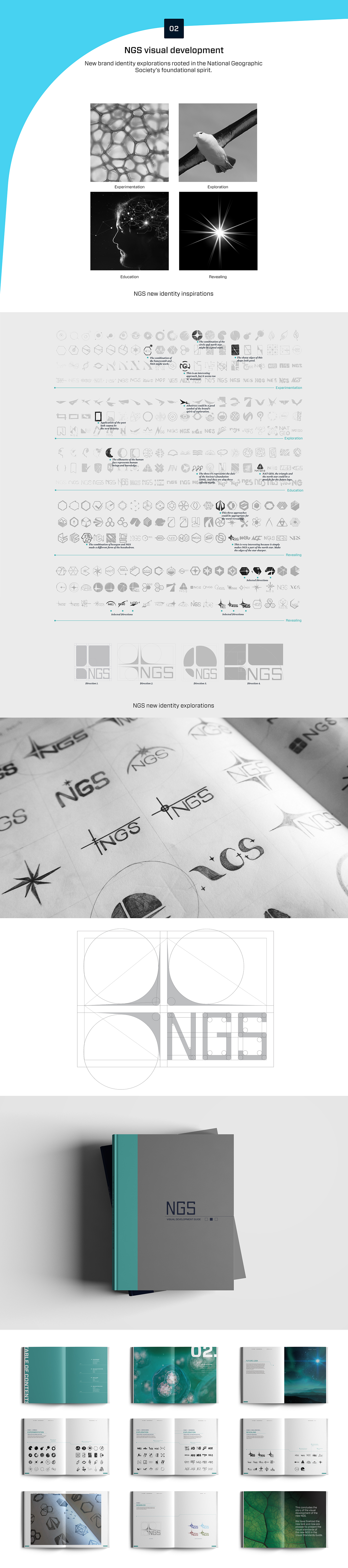 graphic design  branding  rebranding typography   National Geographic Society logo logo sketch design design process adobeawards