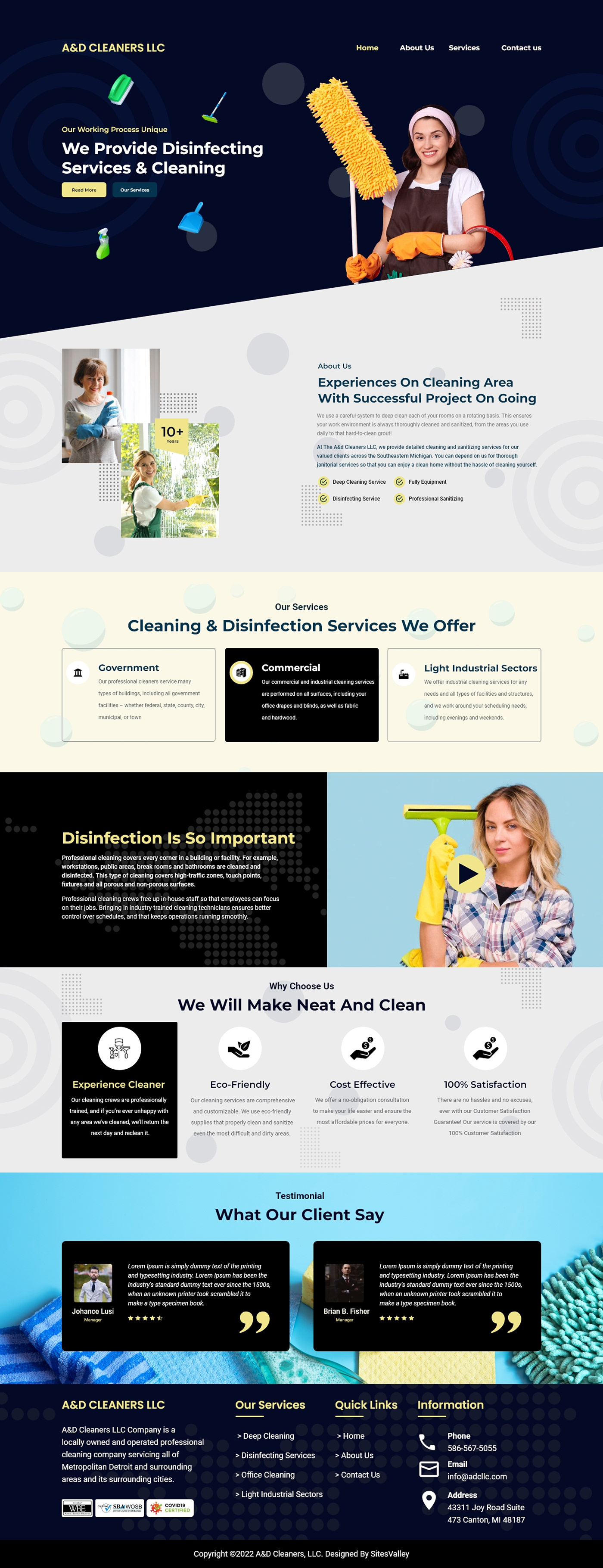 Figma UI/UX user interface Web Design  user experience cleaning service landing page Website design