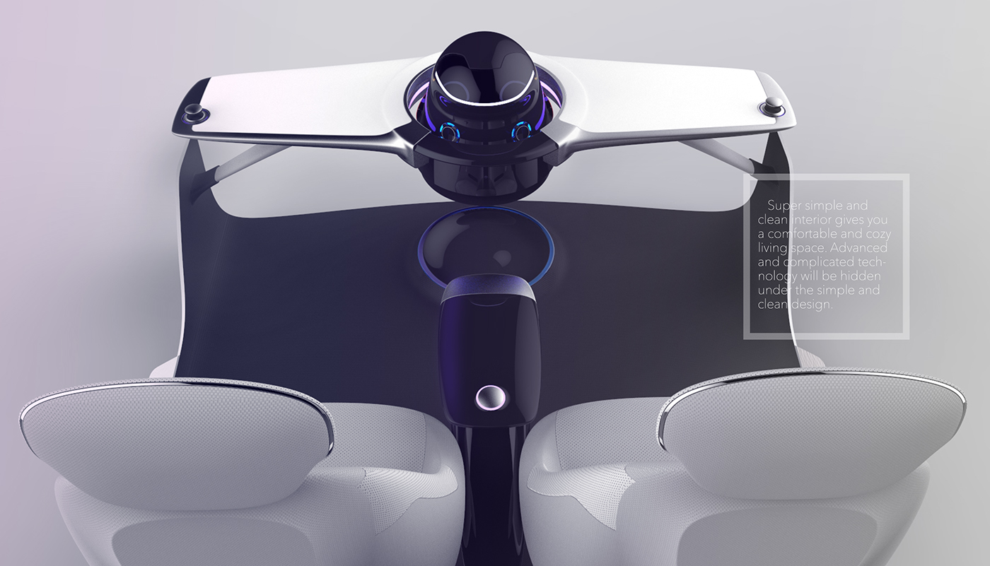 Autonomous vehicle Car Interior design sketch alphavein RCA RCA vehicle degree show ai robot cardesignawards sangmin