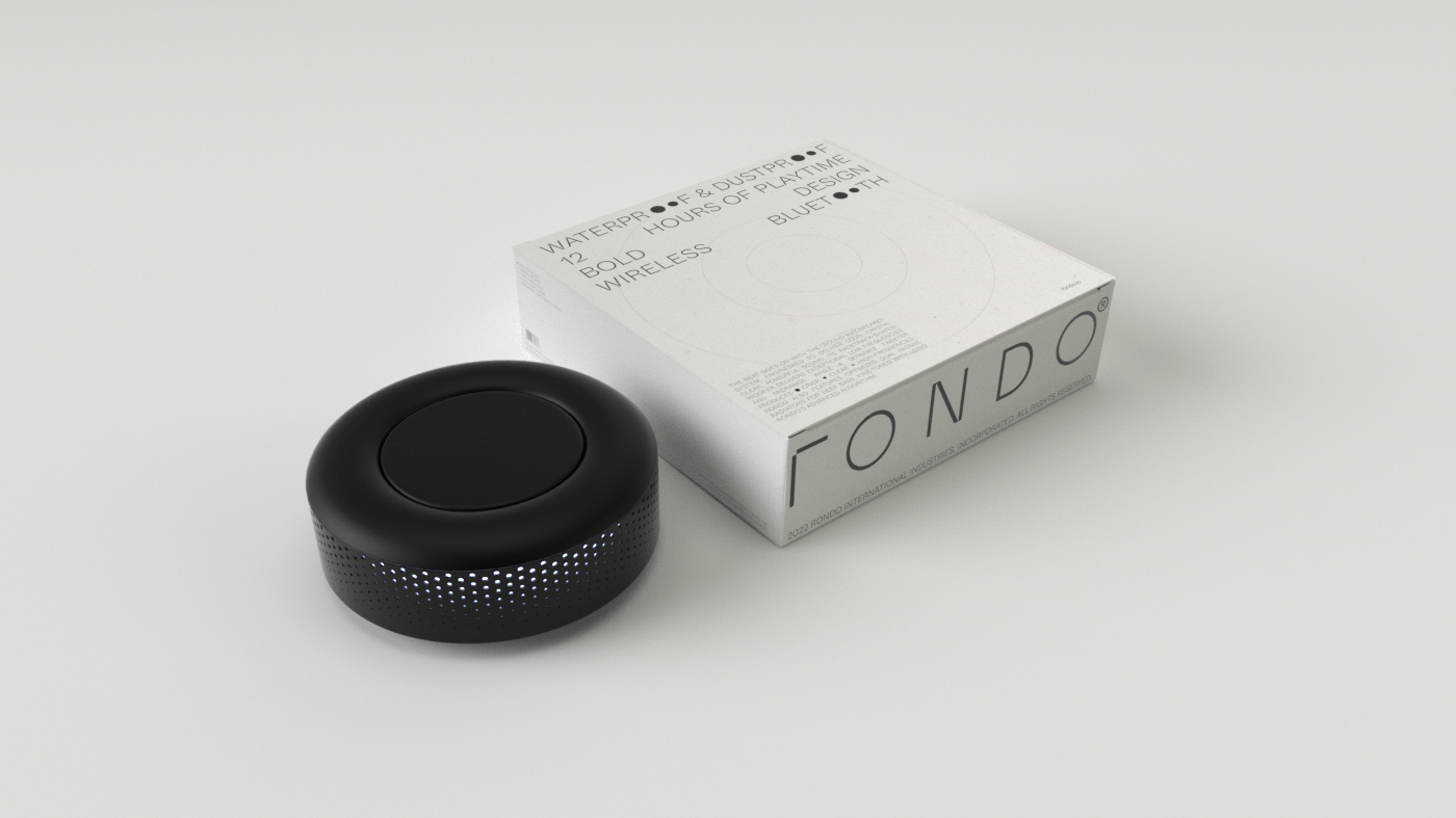 3D branding  design motion product sound speaker