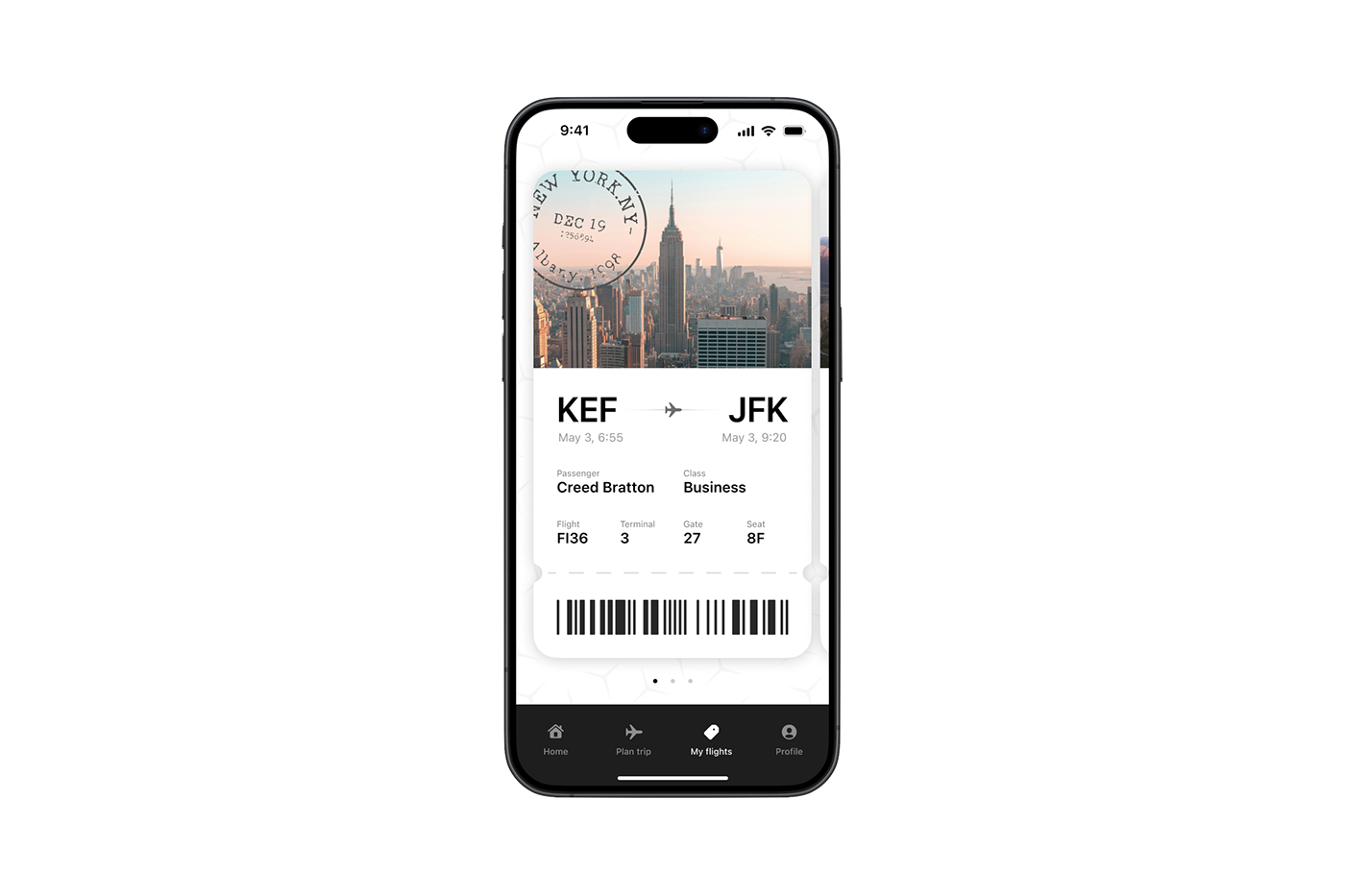 Boarding Pass flight Travel UI ux UI/UX Figma user interface app Mobile app