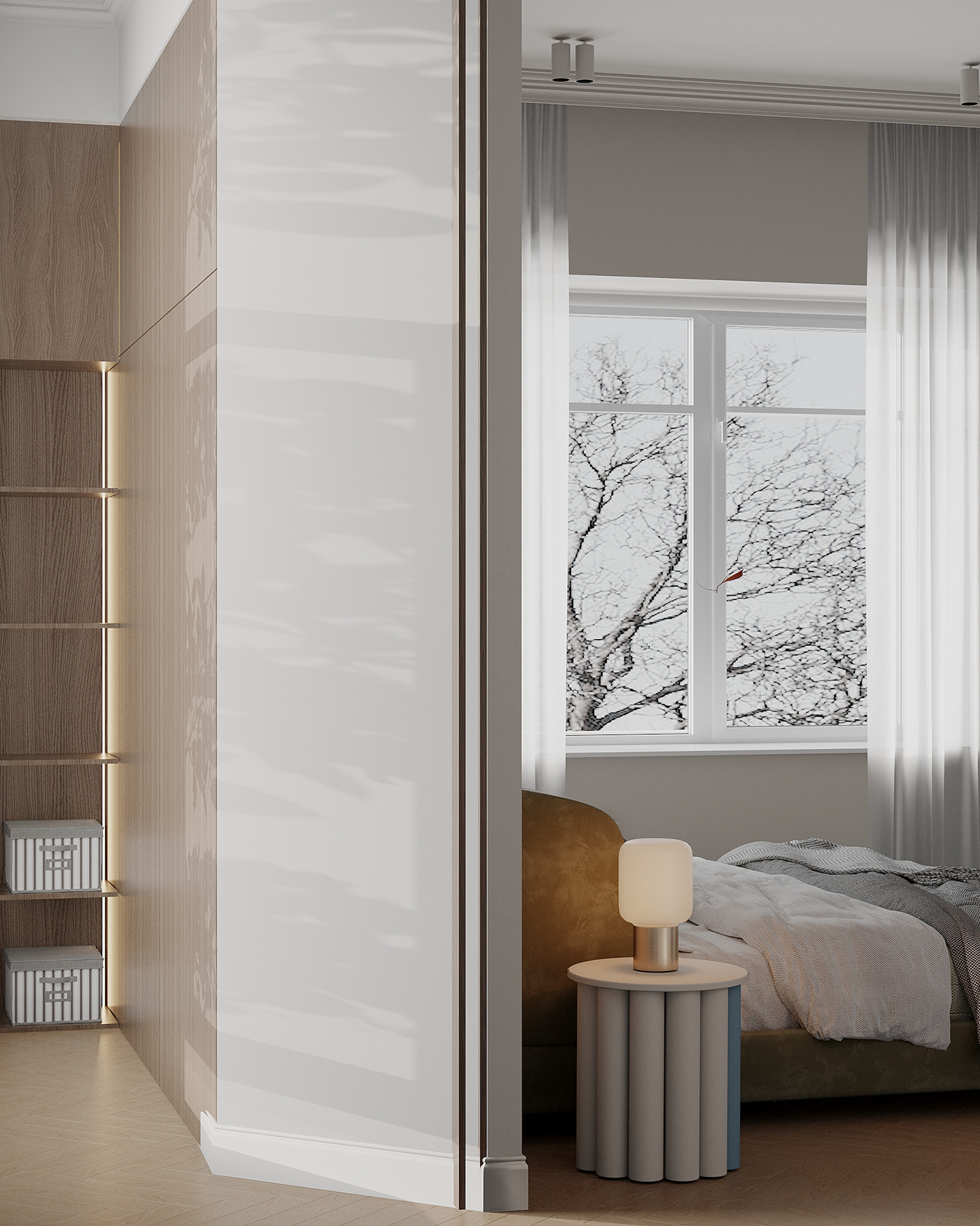 3ds max architecture bedroom corona interior design  visualization