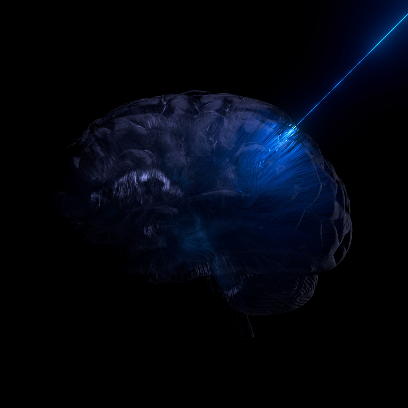 3D animation  brain CGI light motion design Neuroscience redshift Render simulation