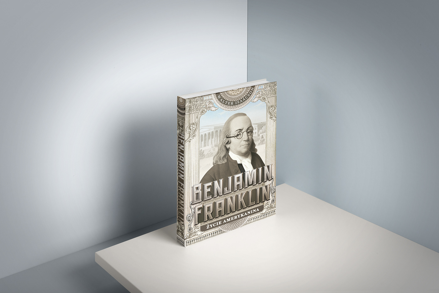 Benjamin Franklin book book cover cover history print