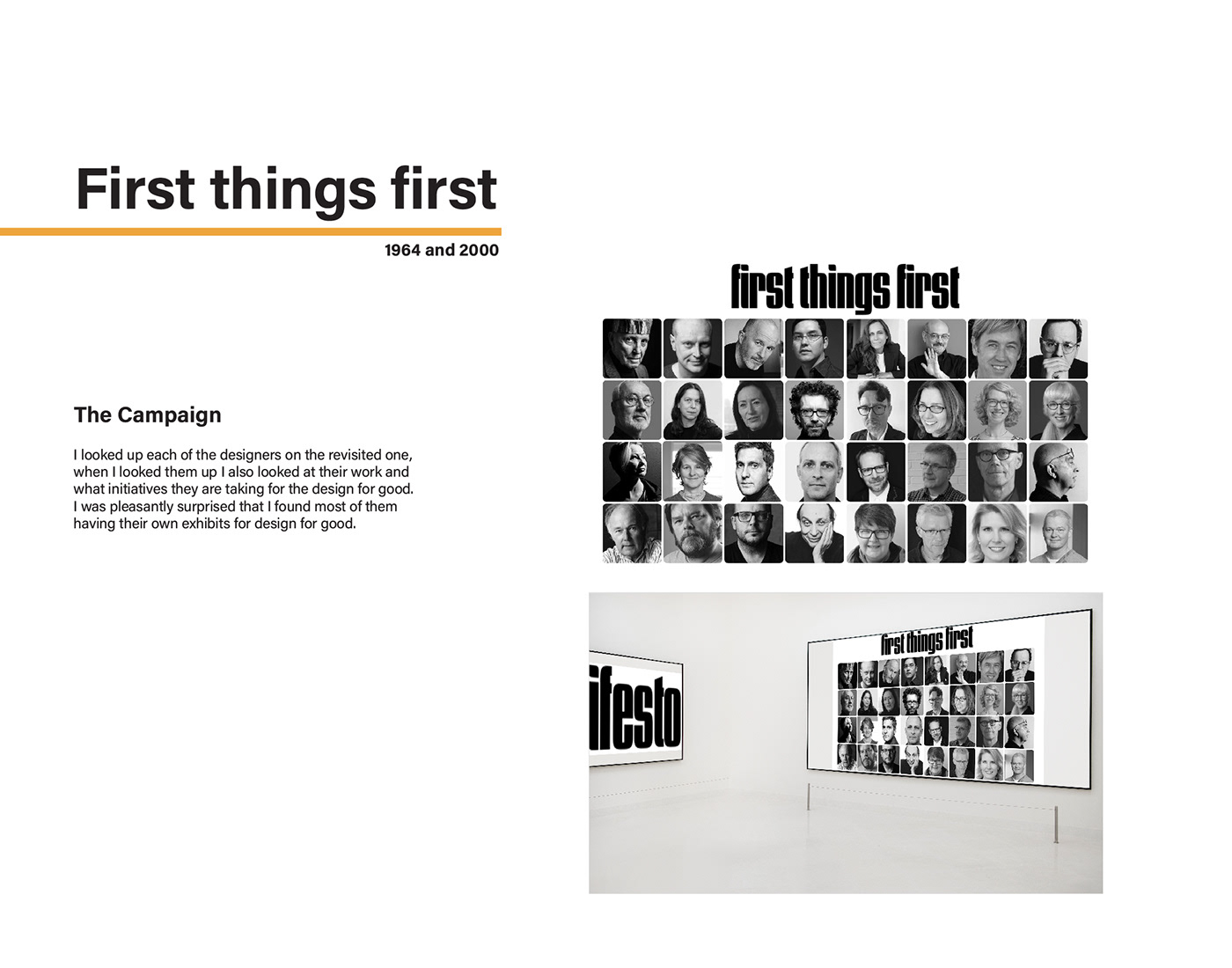 museum Exhibition  First Things First Design for Good Cooper Hewitt Website app Invitation tv design
