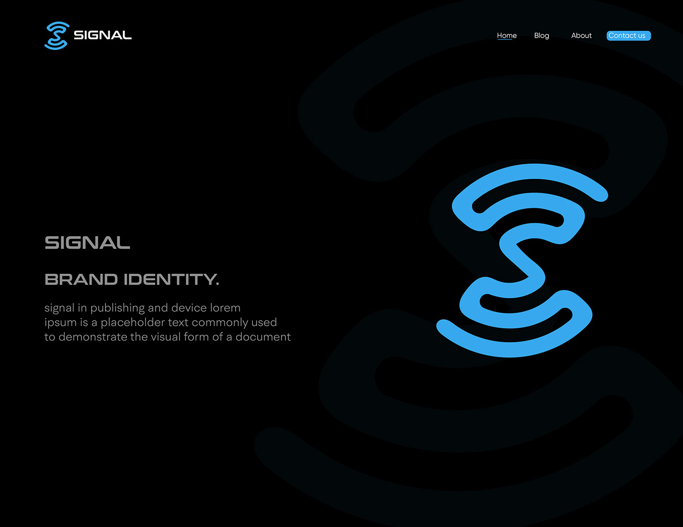 branding  brand identity artificial intelligence signal Technology S logo Modern Logo Logotype visual identity Brand Design