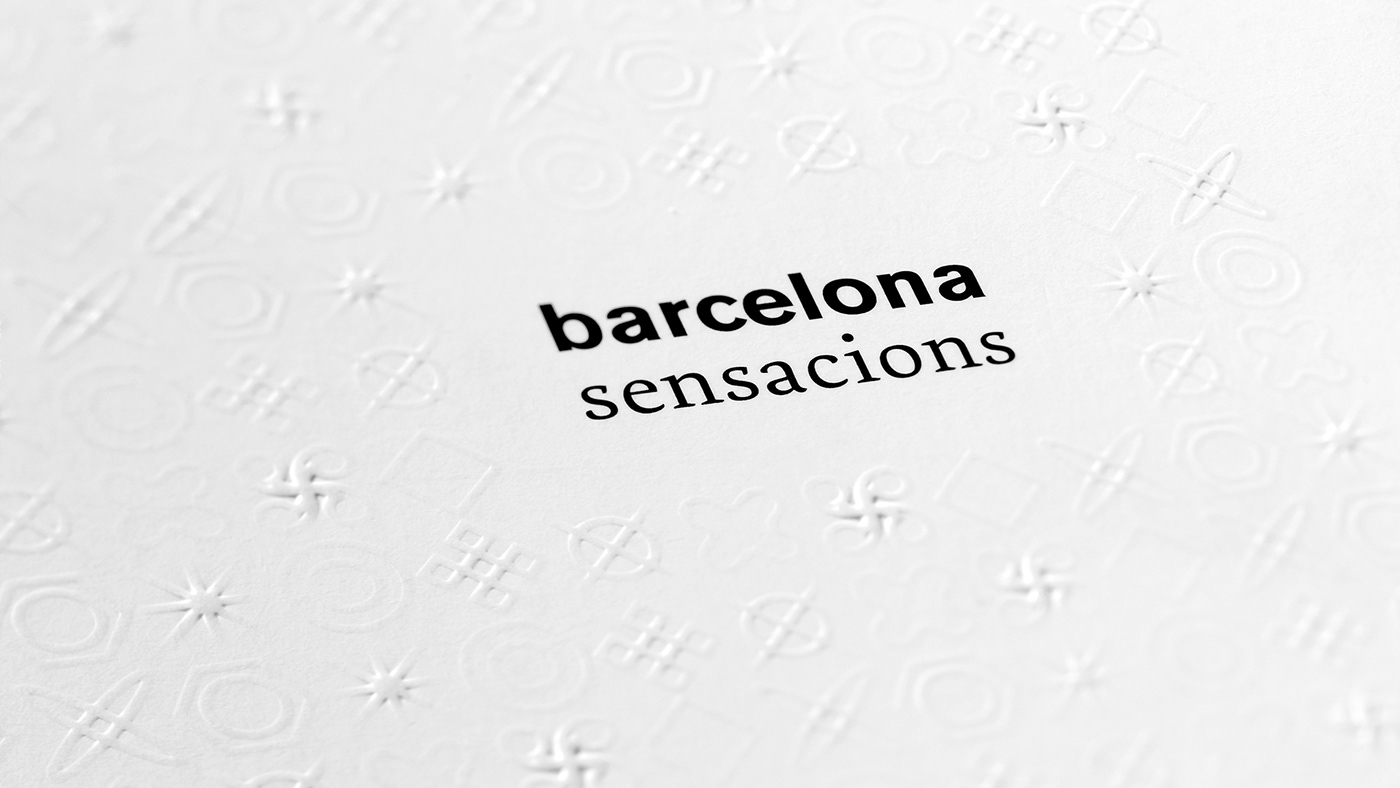 Cover design for the book "Barcelona Sensacions"