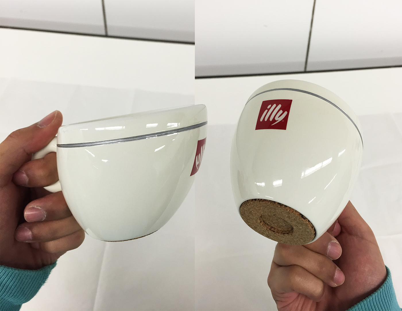 illy coffee cup sketch Solidworks 3d printing Model Making