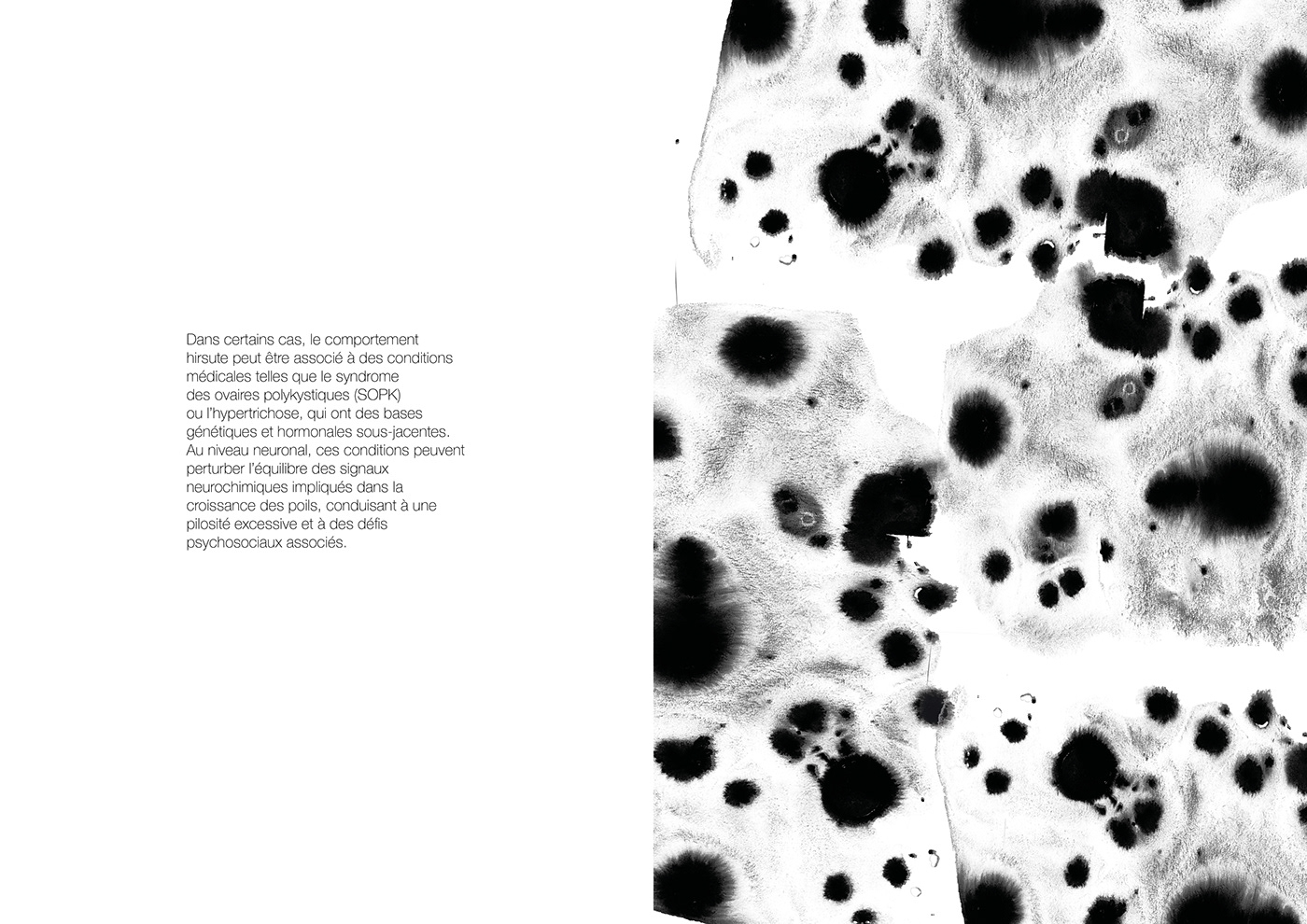 trame graphisme edition mise en page noir et blanc taches peinture abstrait textures recherches