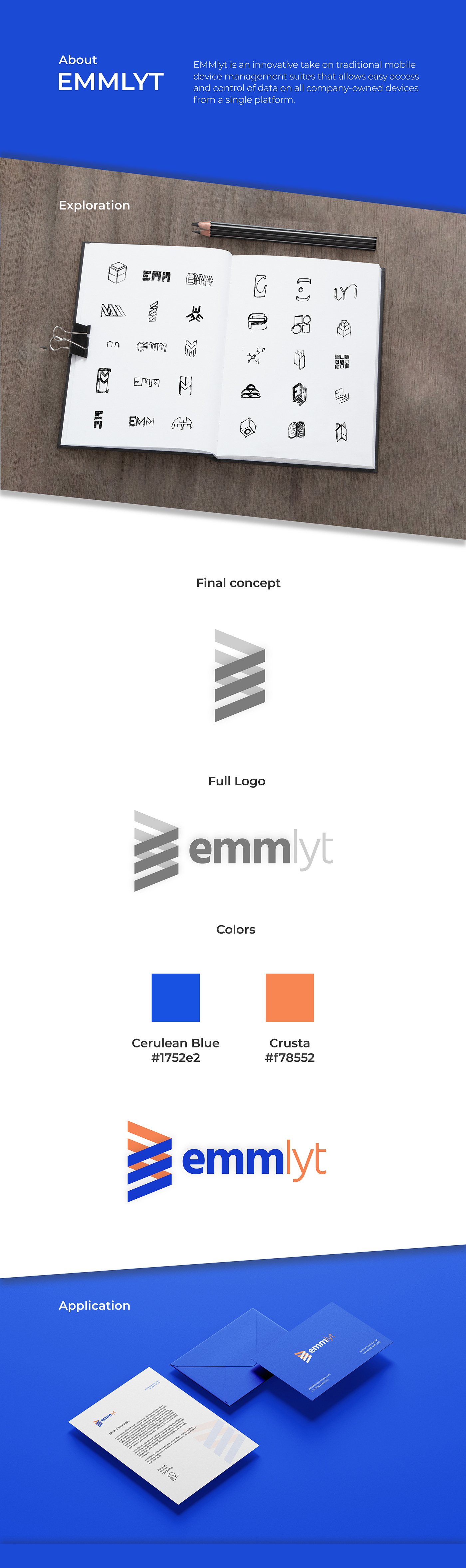 branding  emmlyt Logo Design logo