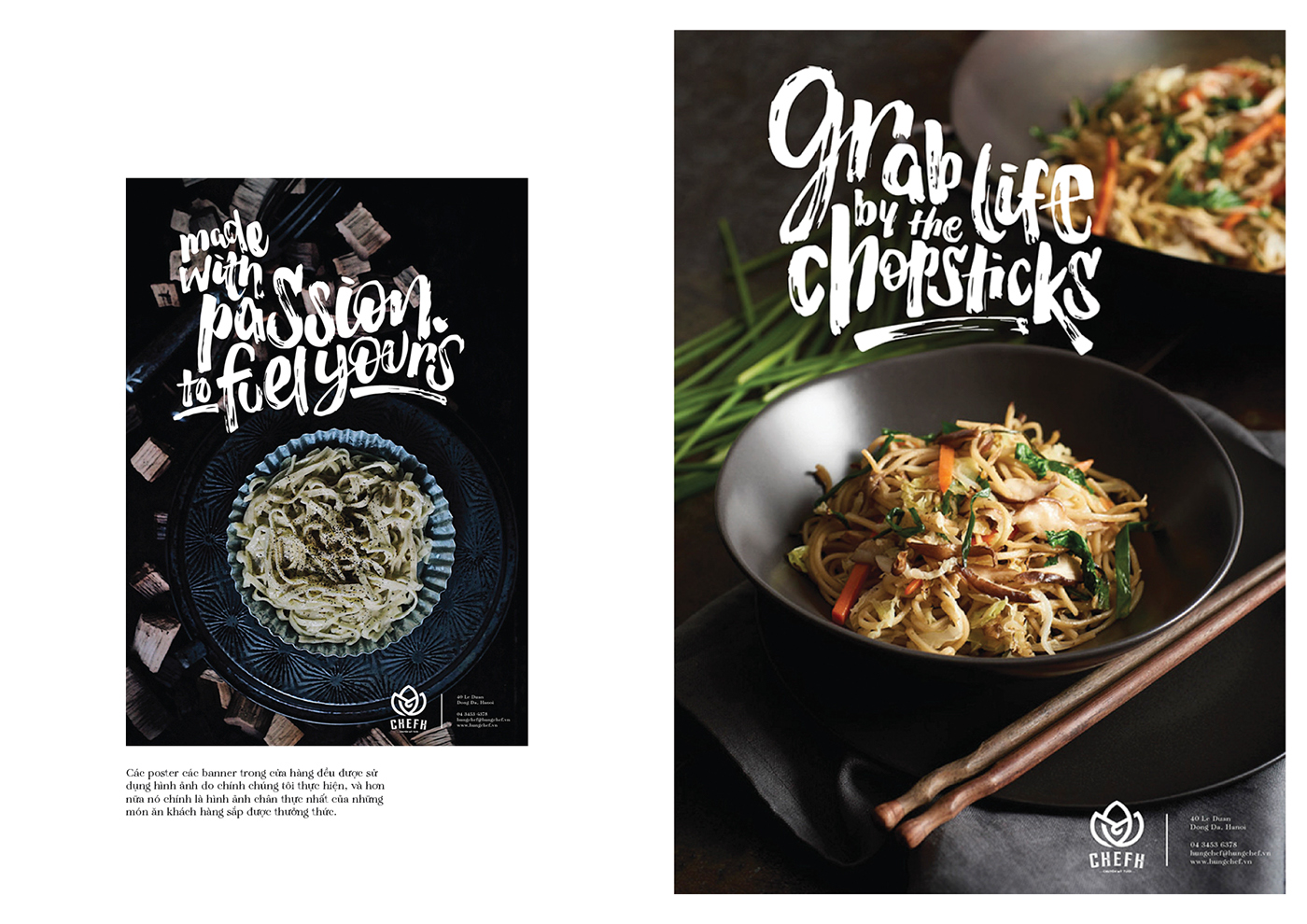 noodle restaurant branding  design Mato creative vietnam