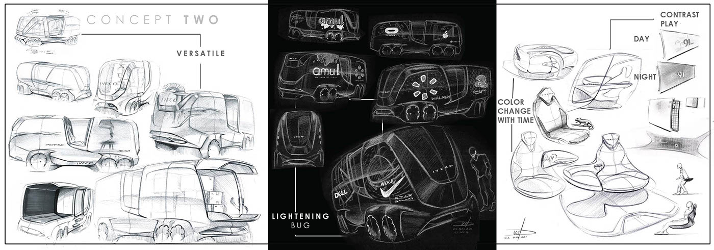 trucks HYPERTRUCKS Transportation Design translucent plastic IVECO COVESTRO Nike future shopping futuristic Automotive design