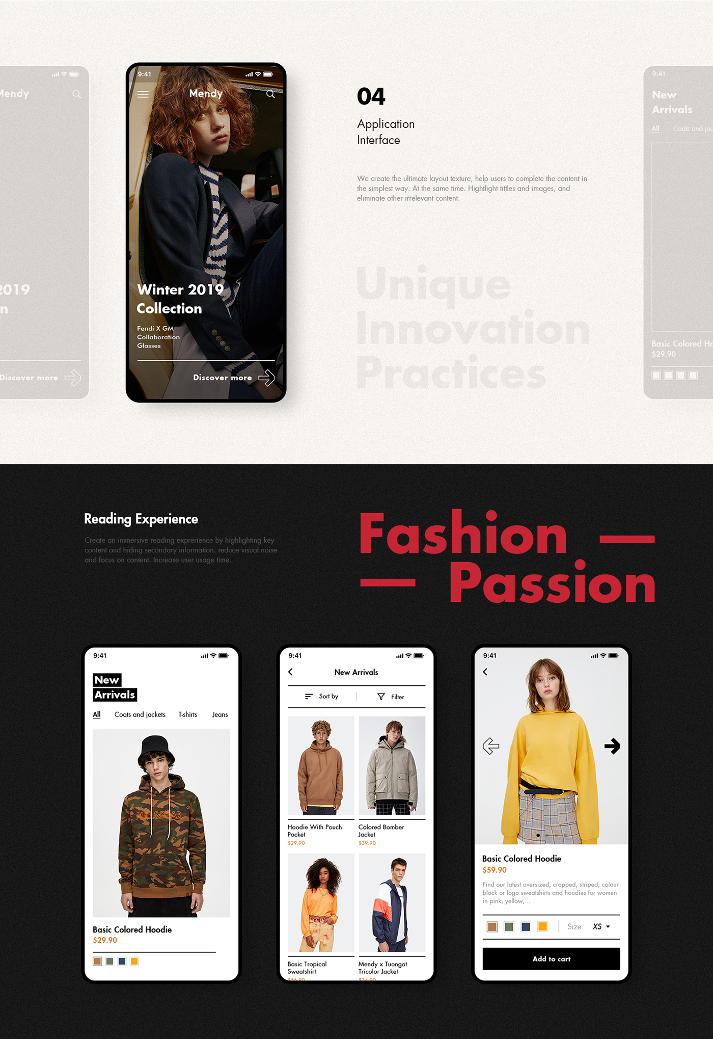 UI ux Ecommerce Fashion  Website Web app app design Interface Shopping