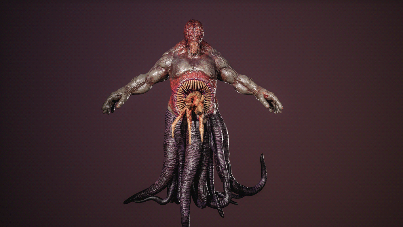 horror Character macabre 3D Character Design Game Art concept Digital Art 