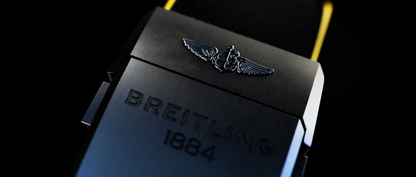 3D Visualization Breitling watch redshift3d