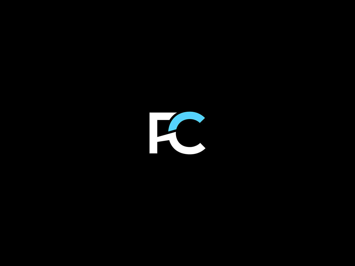 fc logo design minimalist logo modern