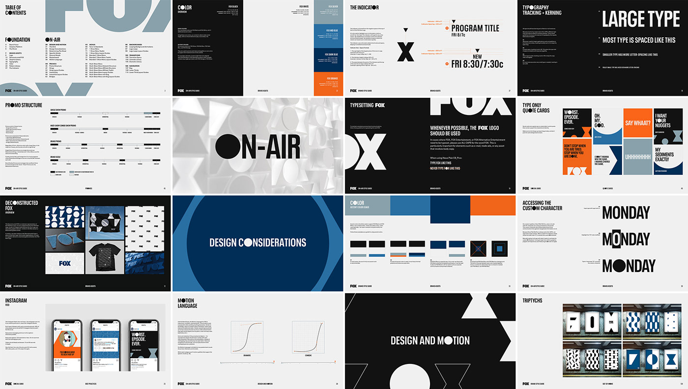 branding  motion graphics  broadcast art direction  graphic design  FOX design systems television