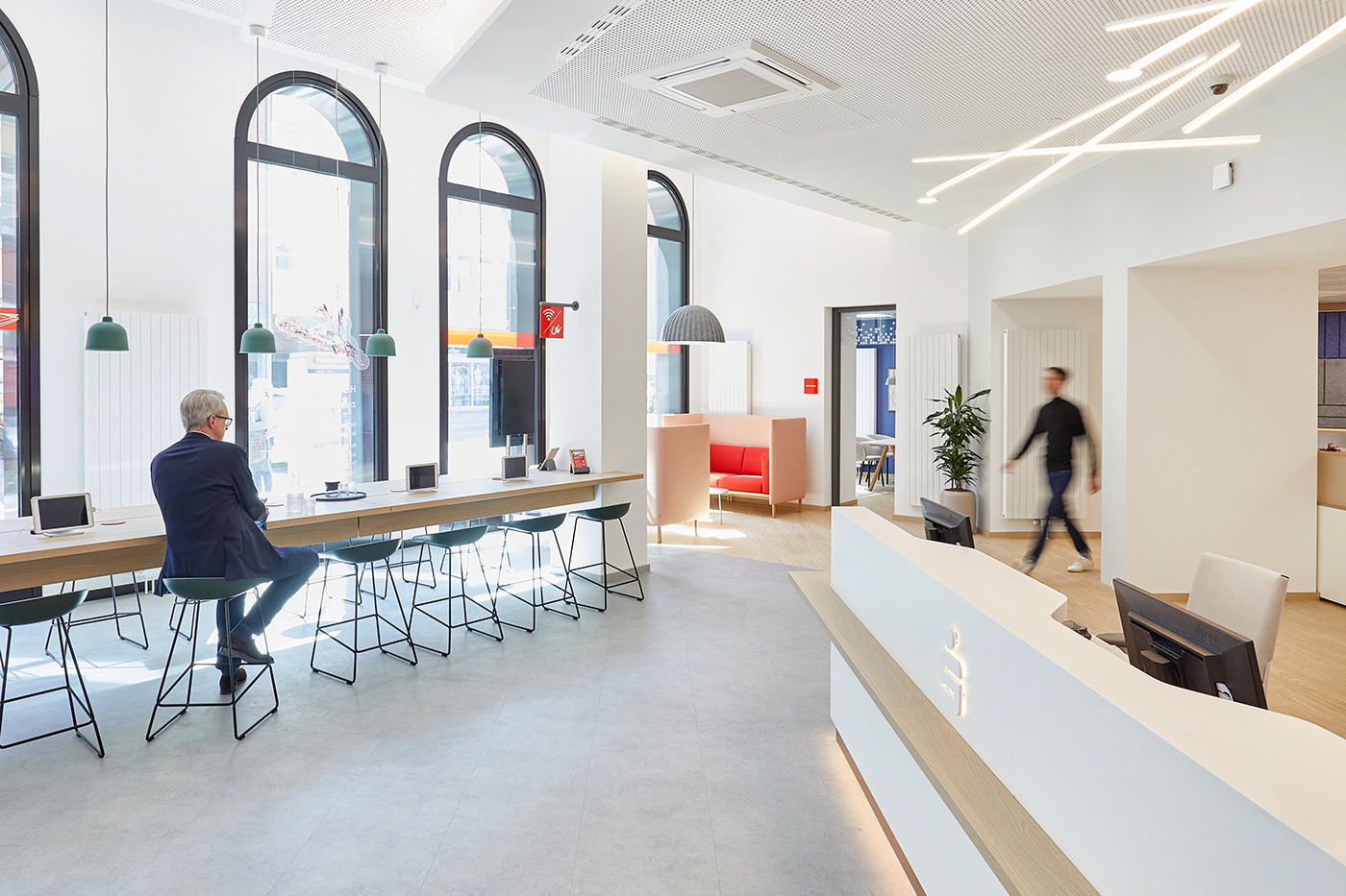 Bank brand business Consulting corporate identity interior design 