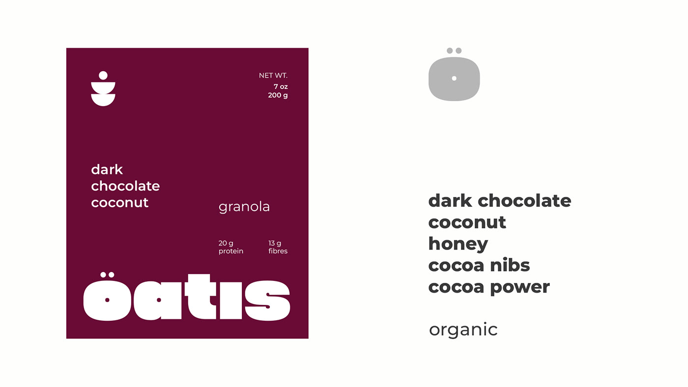 design Logo Design adobe illustrator granola Packaging Food  visual identity Logotype logos label design