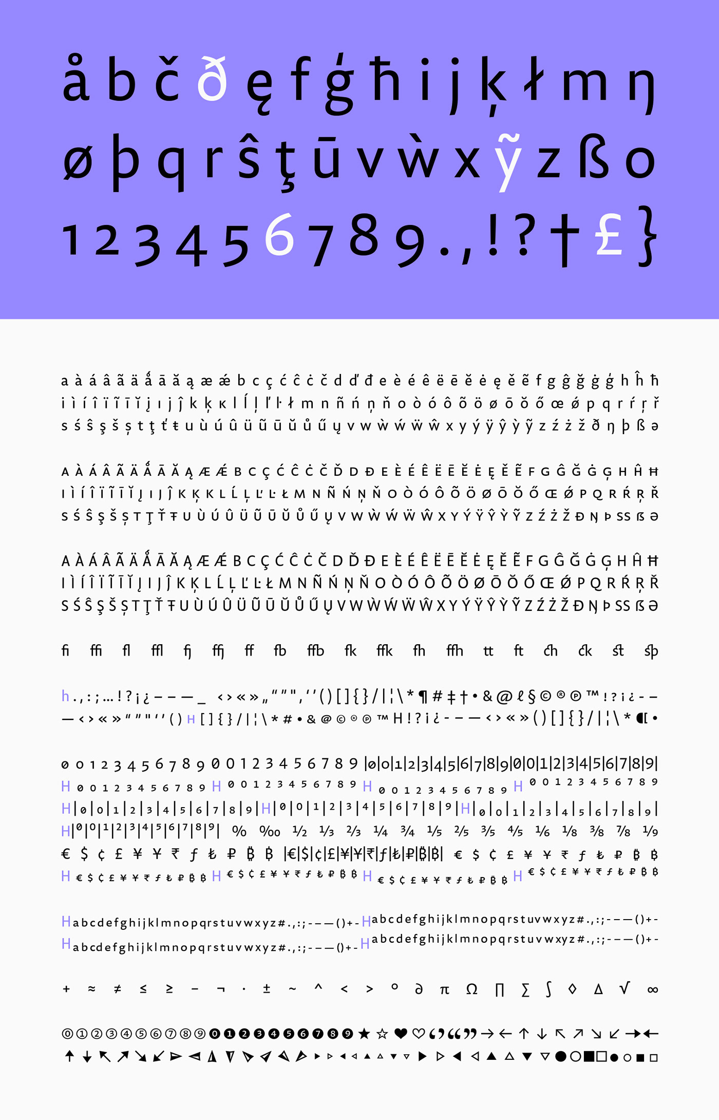 Pensum Sans A Poetic And Precise Typeface On Behance