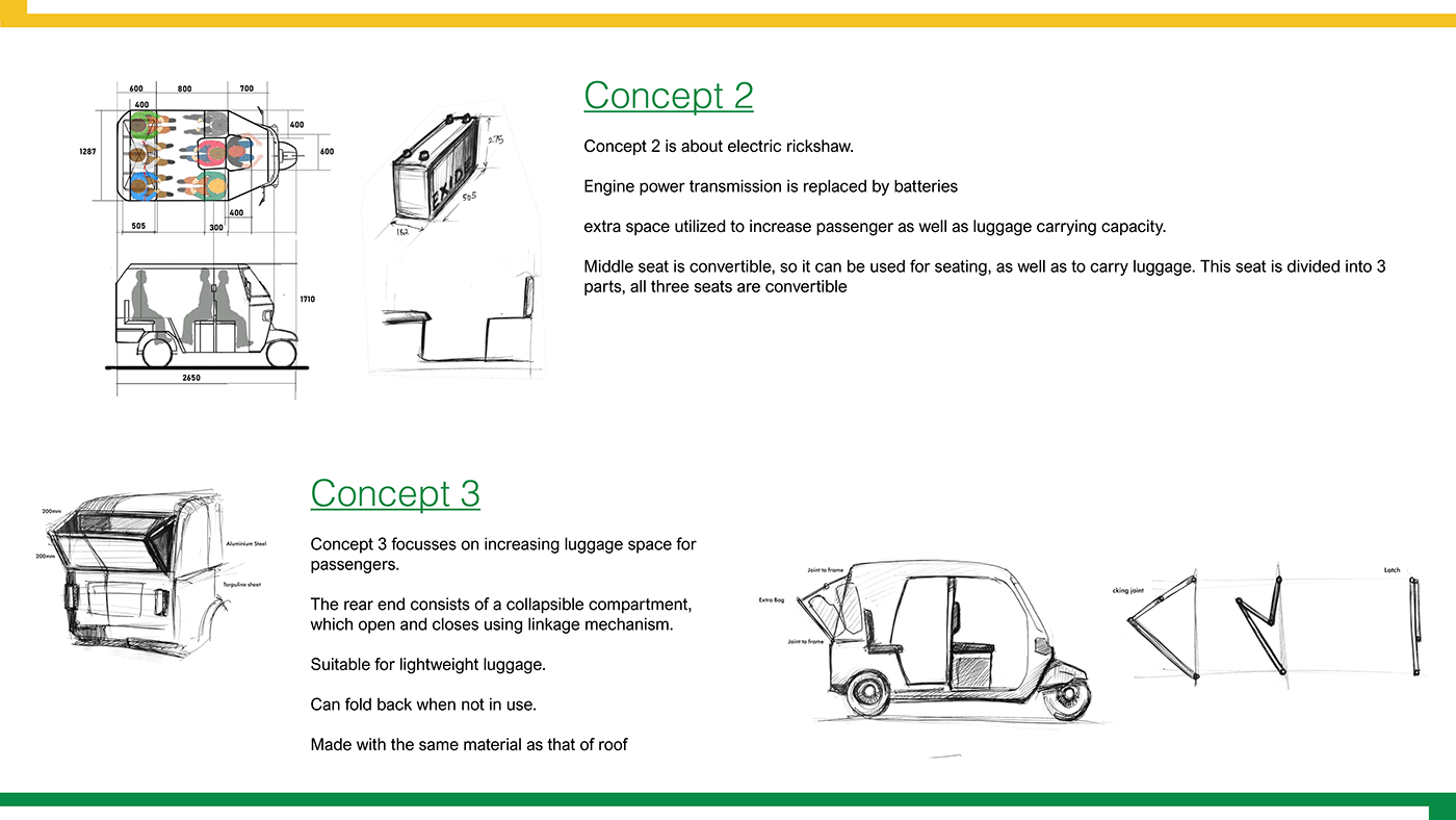 anthopometry automotive   Autorickshaw ergonomic interaction Packaging Transportation Design user experience