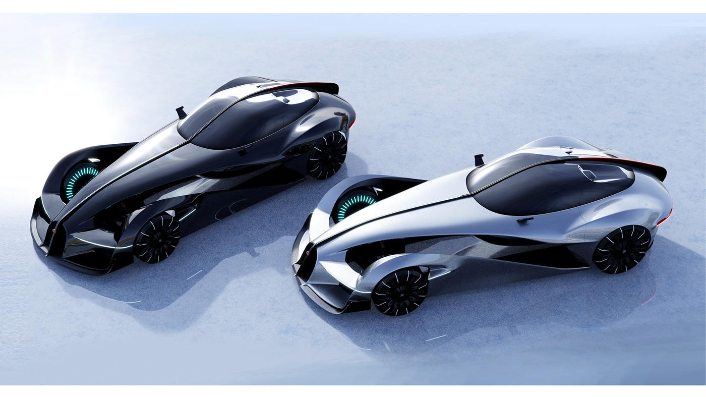 Alias atlantic bugatti cardesign concept design photoshop rendering sketch transportation